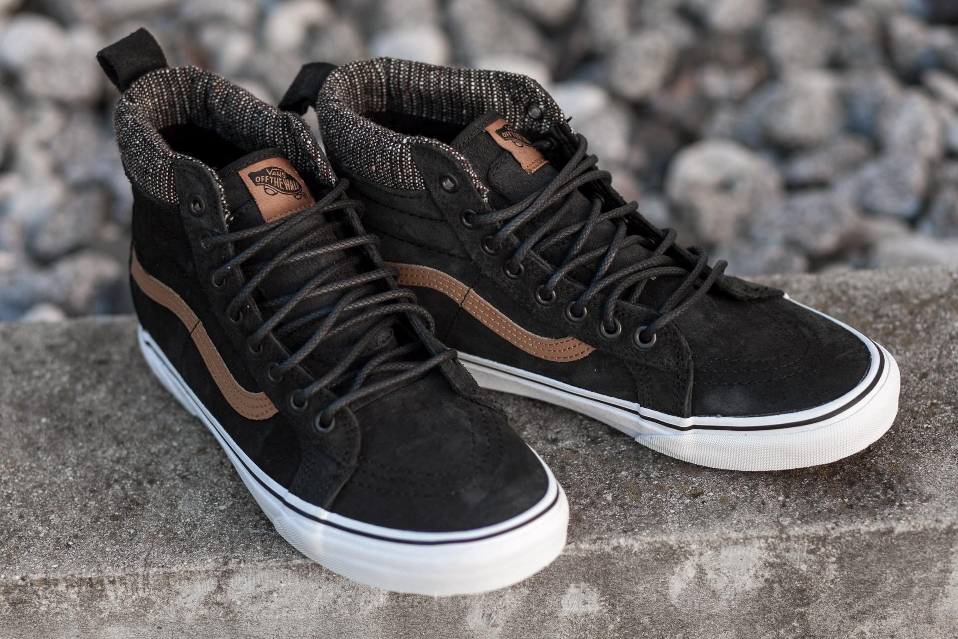 vans sk8-hi mte (mte) black/ tweed