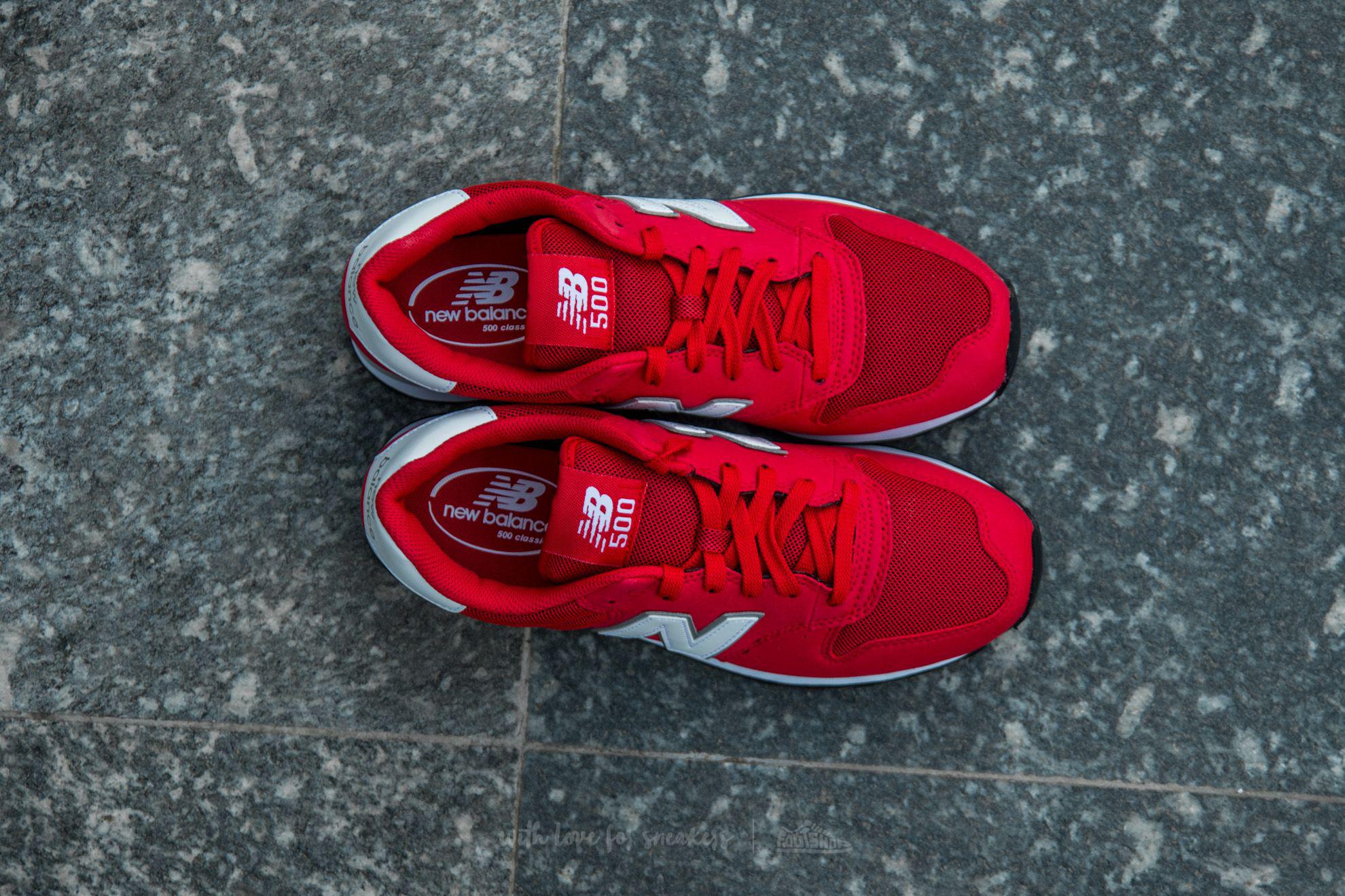 New Balance 500 Red for Men - Lyst