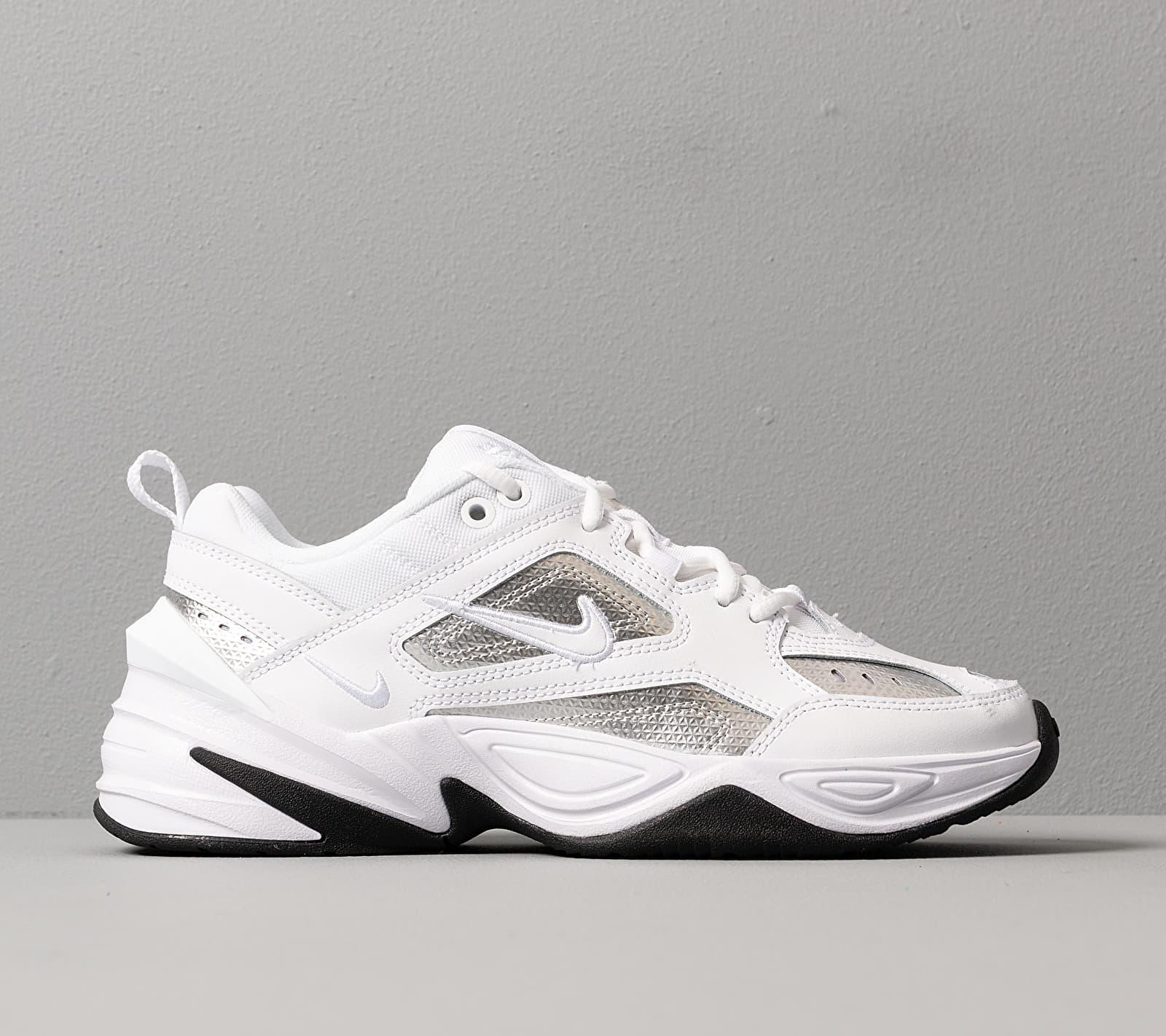 Nike White & Silver M2k Tekno Trainers | Lyst