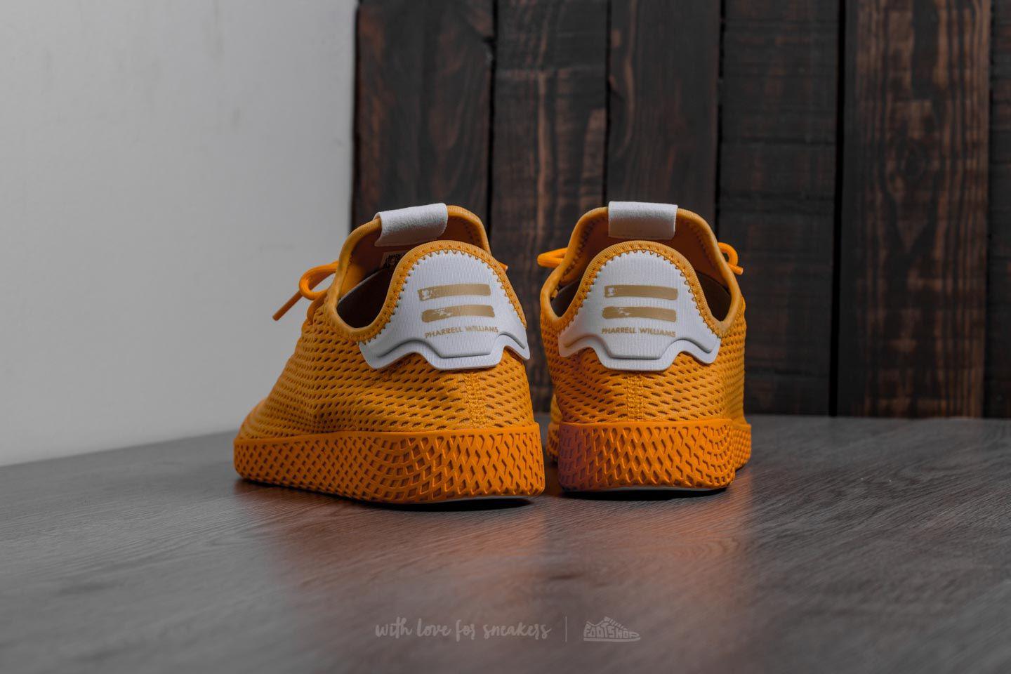 adidas Originals Rubber Adidas Pharrell Williams Tennis Hu Collegiate Gold/ Collegiate Gold/ Ftw White for Men - Lyst