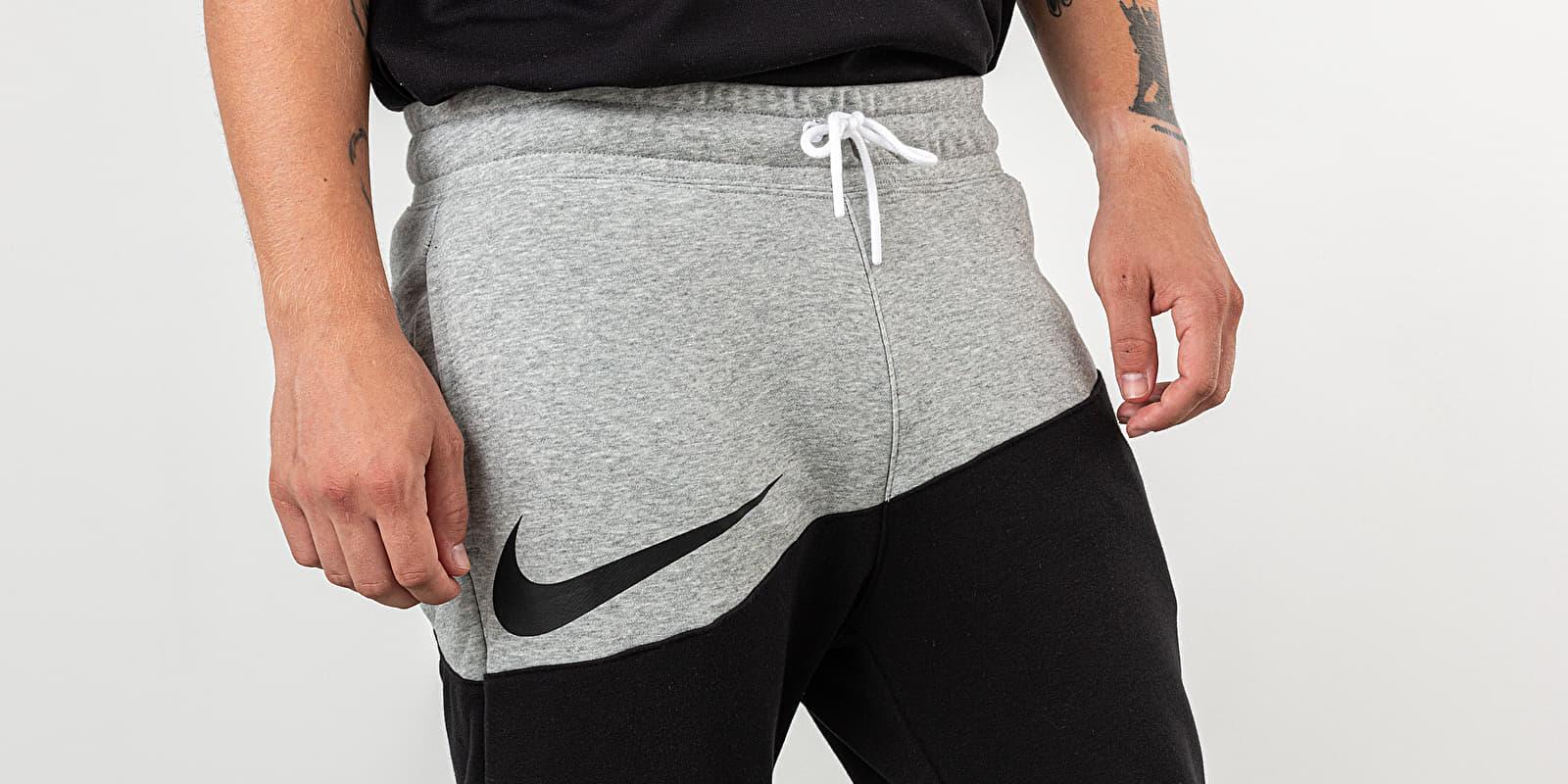 Nike Nsw Swoosh Ft Cotton Blend Pants in Dark Grey/Black (Gray) for Men |  Lyst