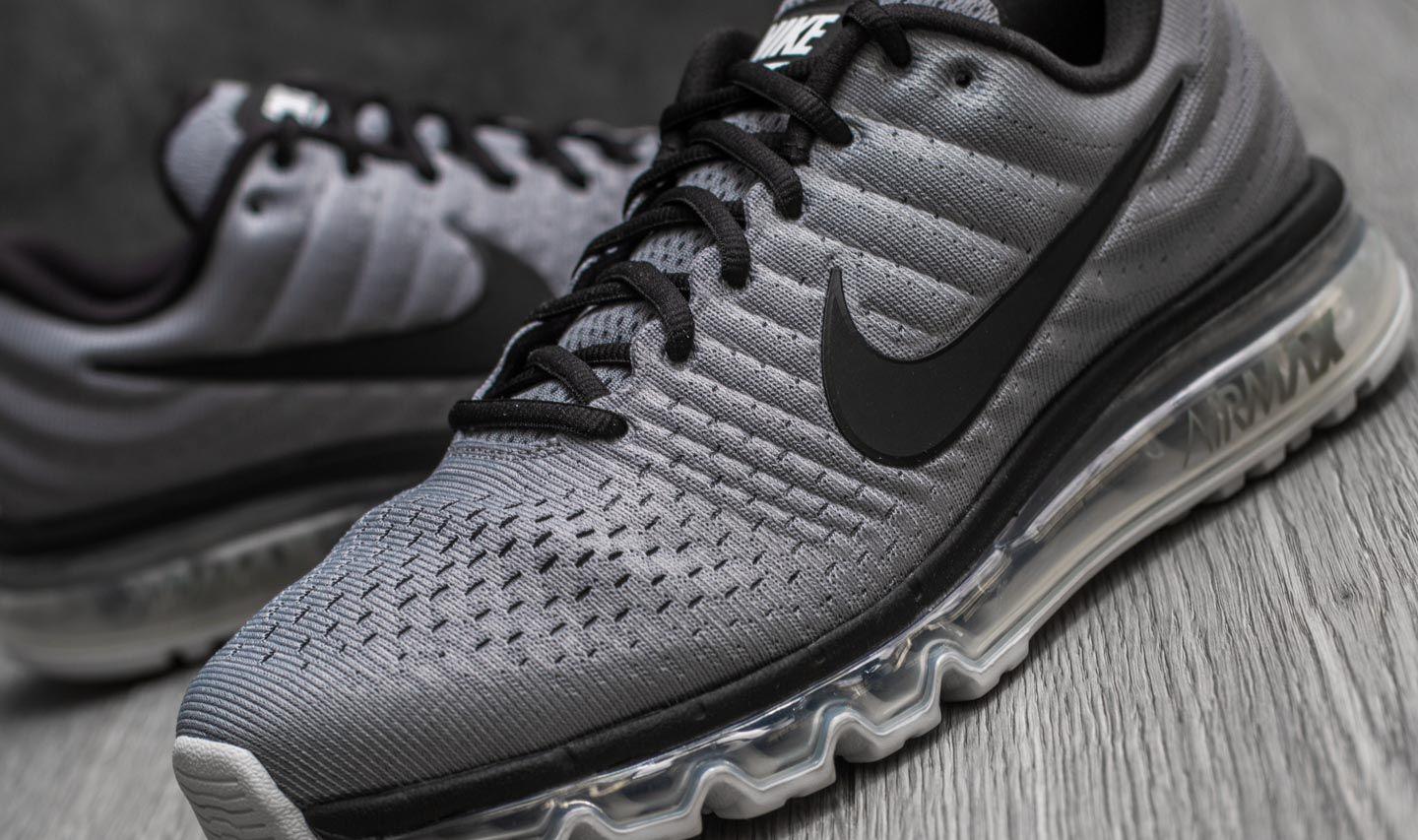 Nike Air Max 2017 Cool Grey/ Black-pure Platinum in Gray for Men | Lyst