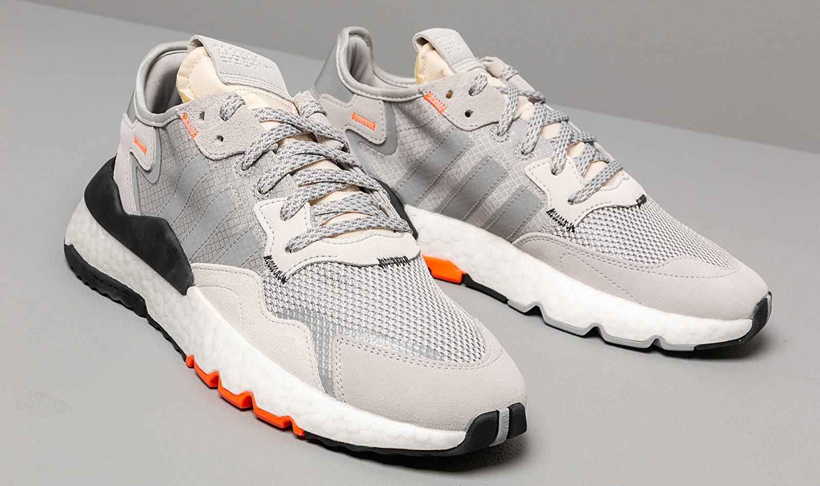 adidas Adidas Nite Jogger Grey Two/ Multi Solid Grey/ Solar Orange in Gray  for Men | Lyst