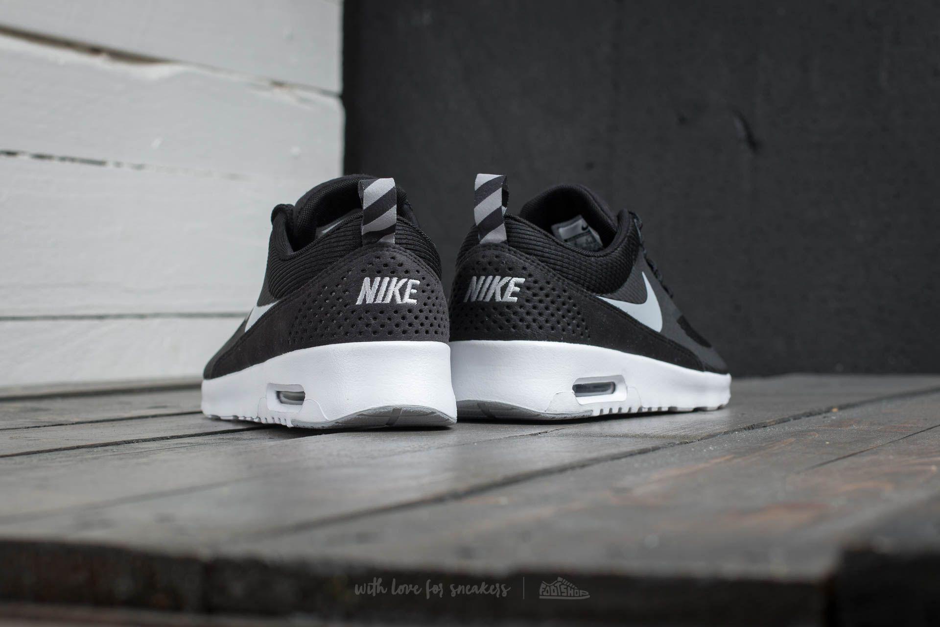 Nike Wmns Air Max Thea Black/ Wolf Grey Anthracite White in Gray - Lyst