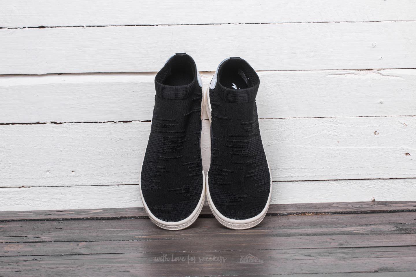 adidas Originals Rubber Adidas Stan Smith Sock Primeknit Core Black/ Core  Black/ Ftw White | Lyst