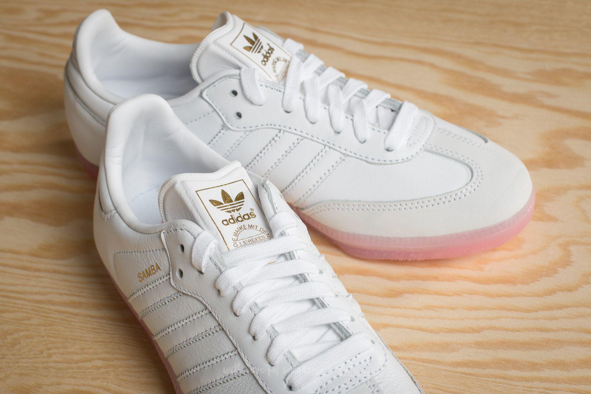 adidas samba pink white