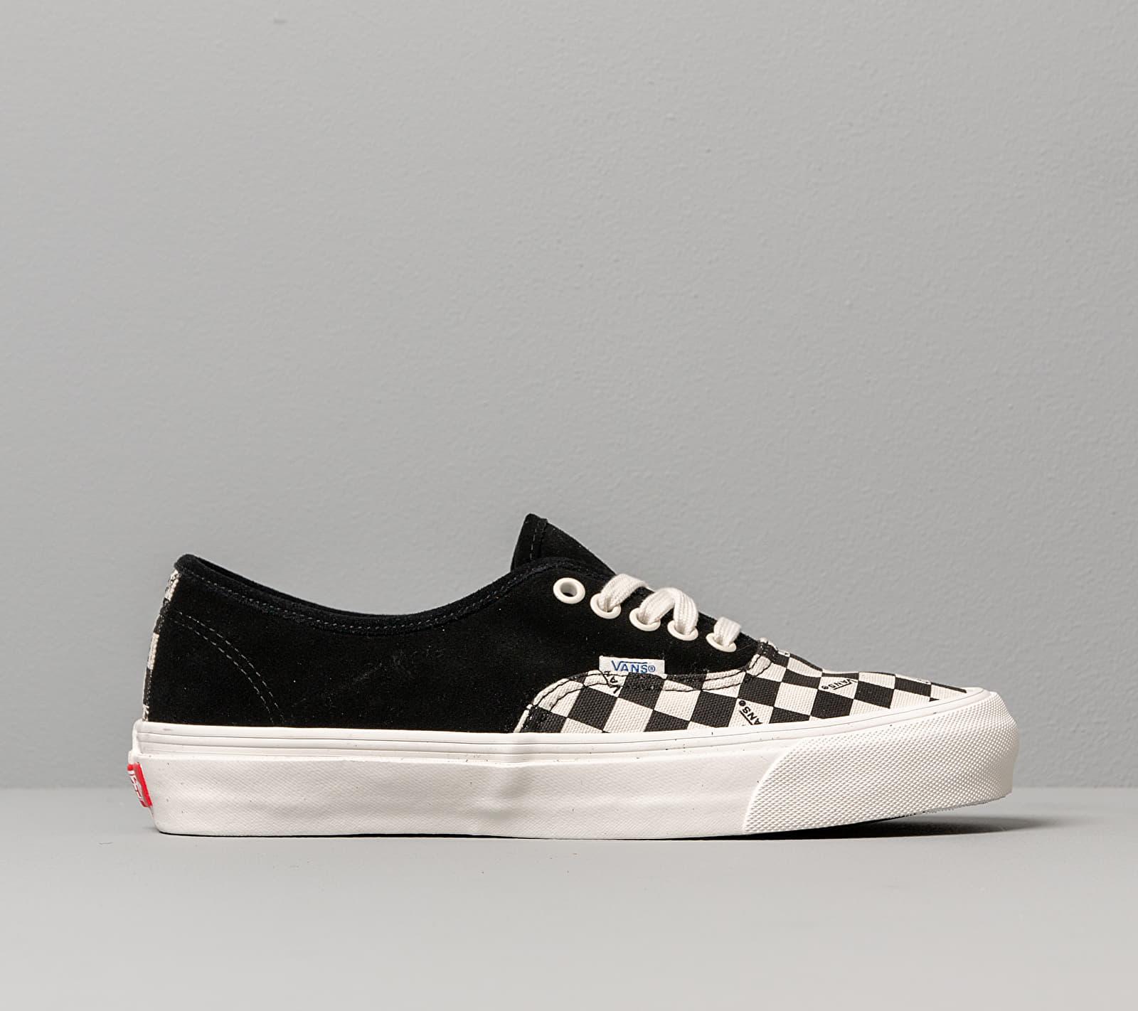 Vans Og Authentic Lx (suede/ Canvas) Black/ Checkerboard - Lyst