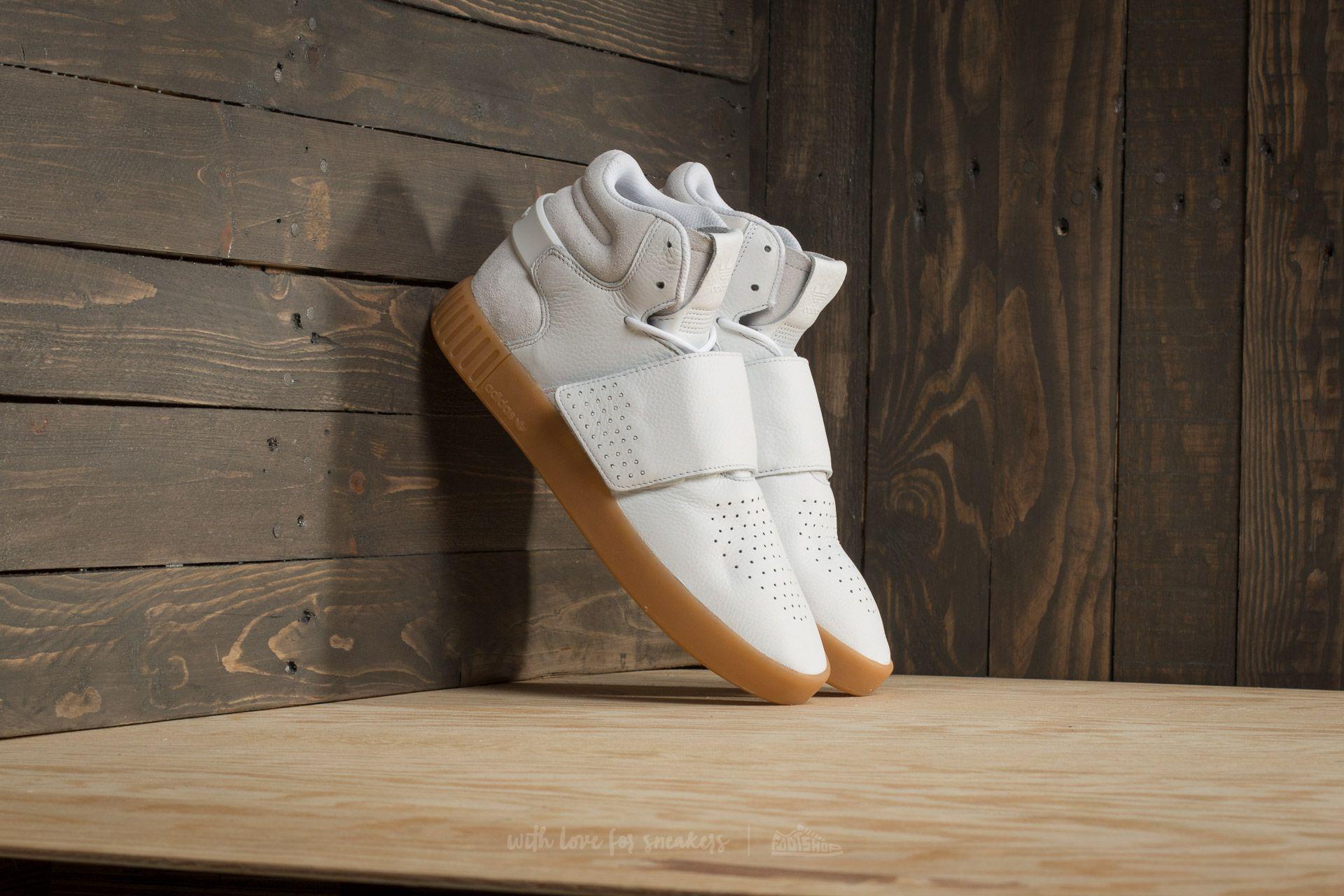 adidas tubular invader strap white