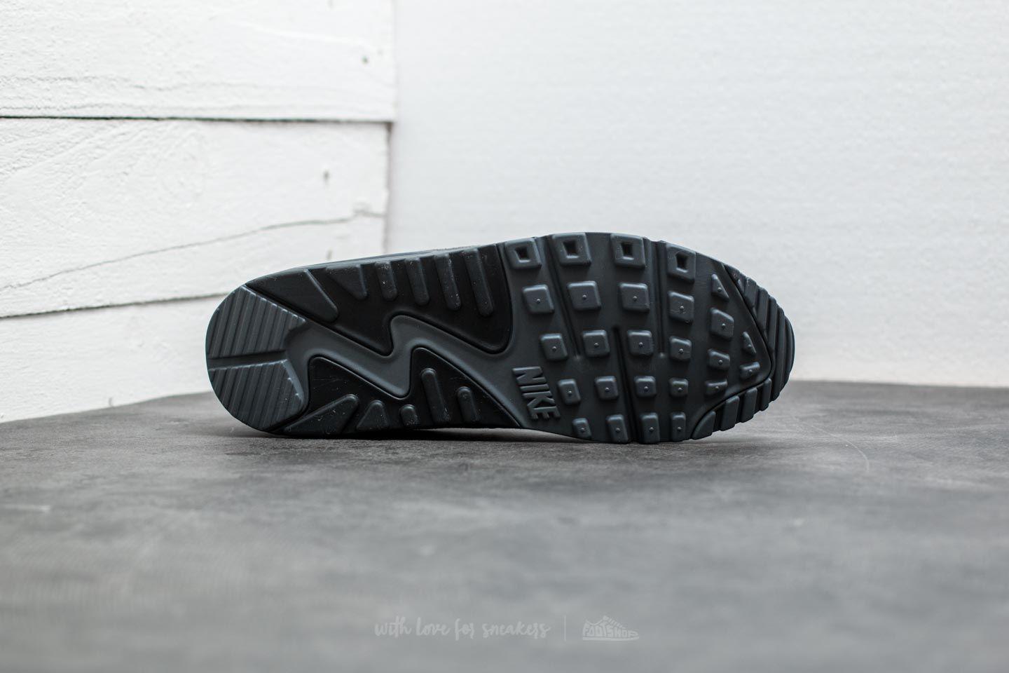 Nike Suede Air Max 90 Essential Dark Grey/ Dark Grey-black in Gray for Men  | Lyst