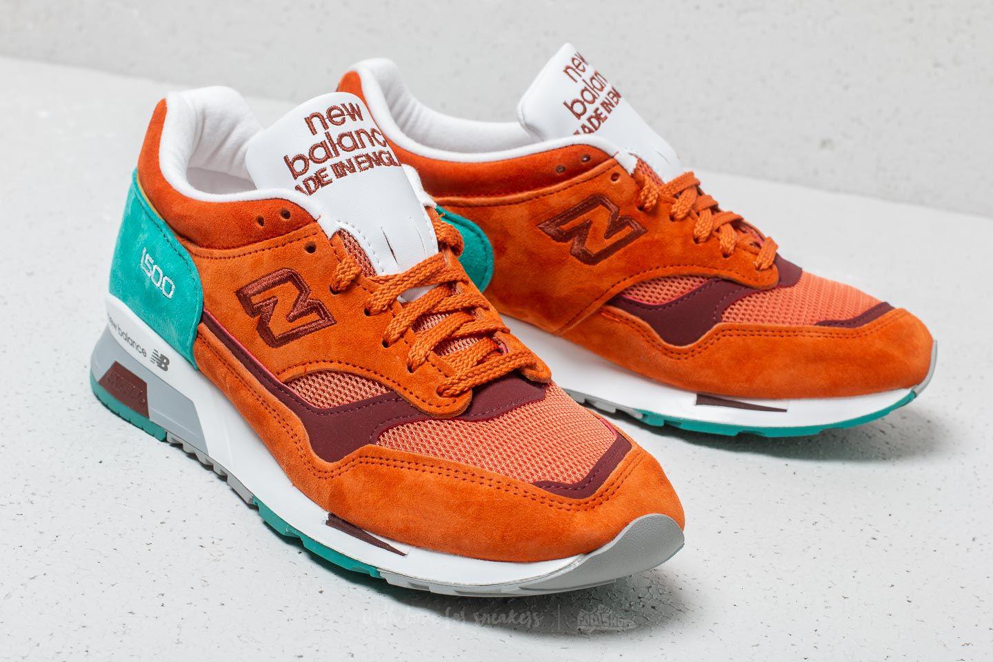 New Balance Suede 1500 Orange/ Turquoise for Men | Lyst