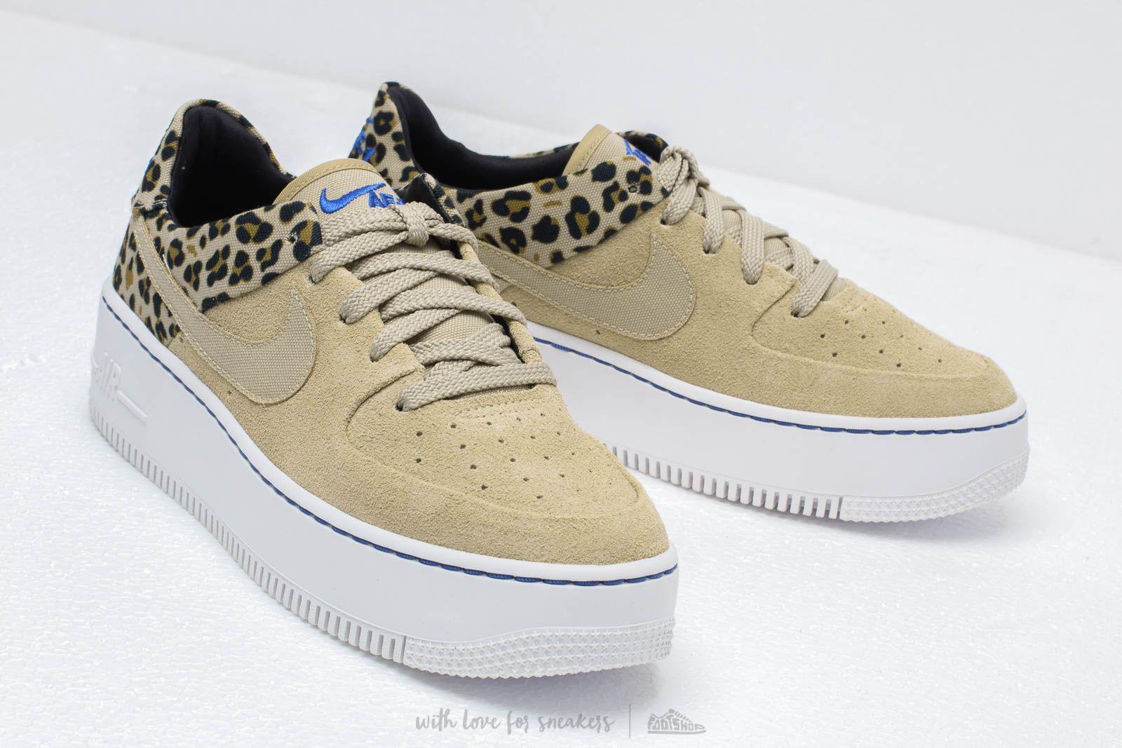 nike air force 1 sage trainers desert ore wheat leopard