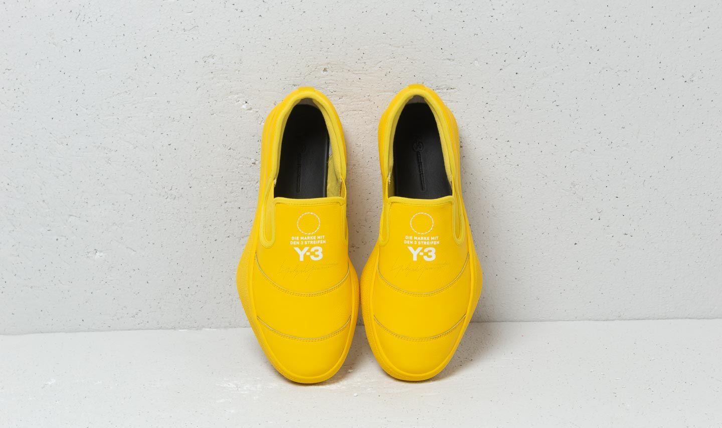 y3 yellow sneakers