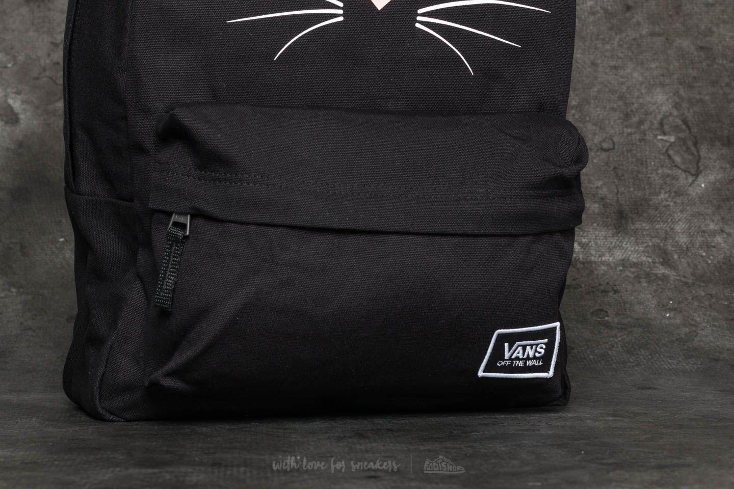 Vans Realm Classic Backpack Black Cat | Lyst