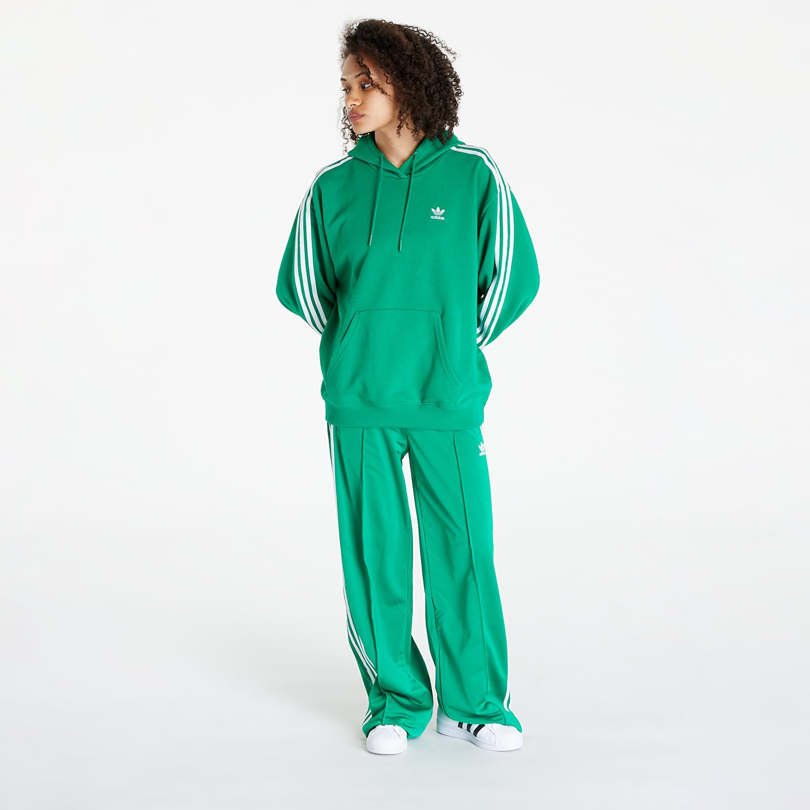Lyst in | Green adidas 3-stripes Hoodie Oversized Originals