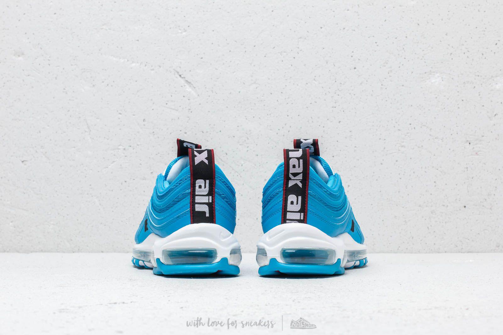 Air Max 97 Premium Blue Hero White Black Nike pour homme Lyst