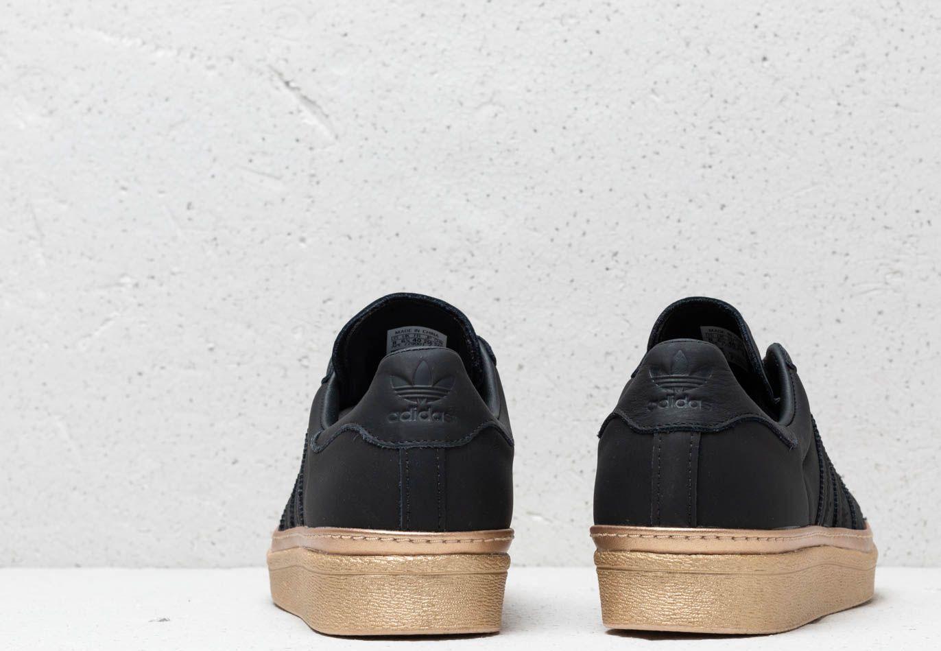 adidas superstar black gold