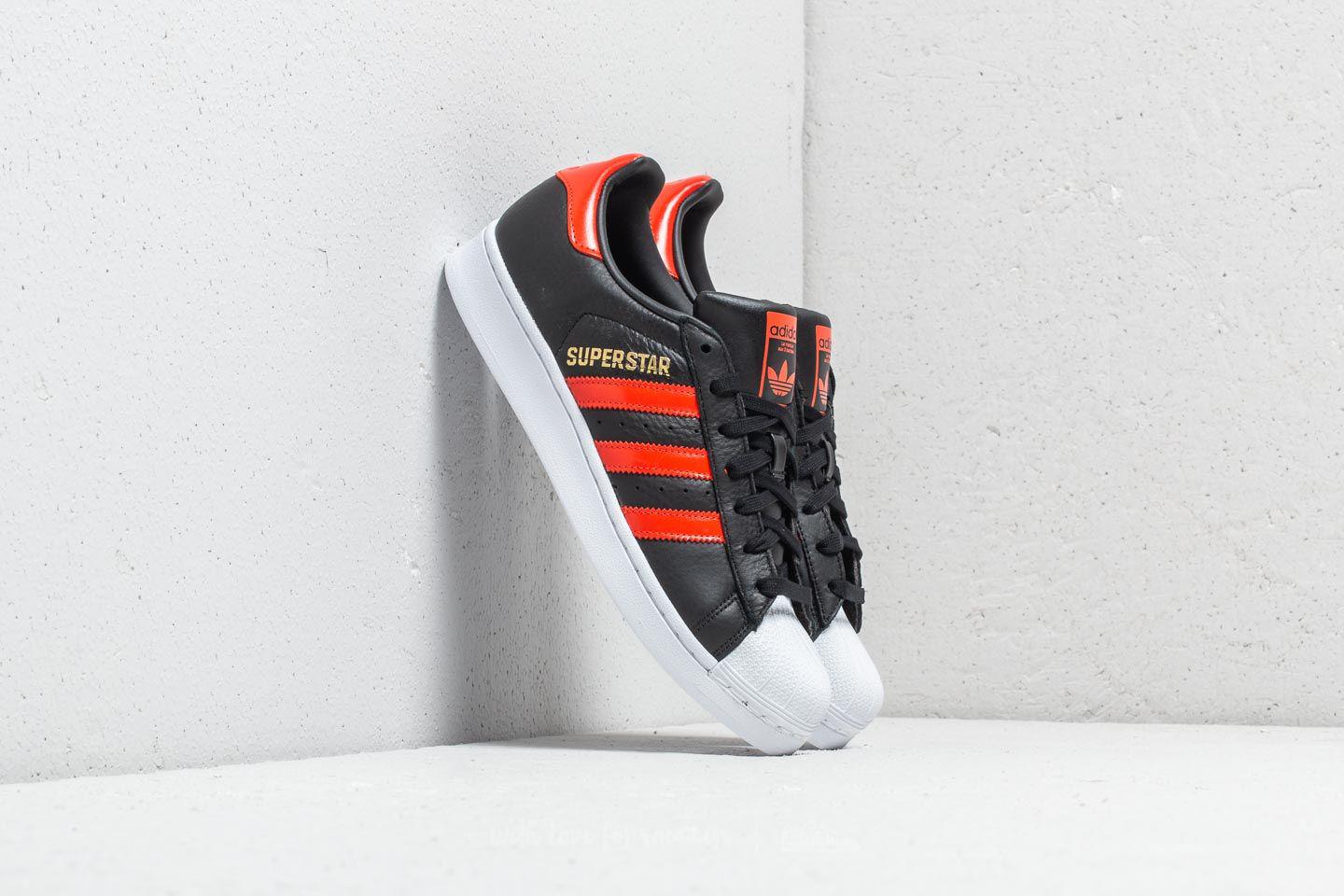 adidas Adidas Superstar Black/ Orange/ Ftw White for | Lyst