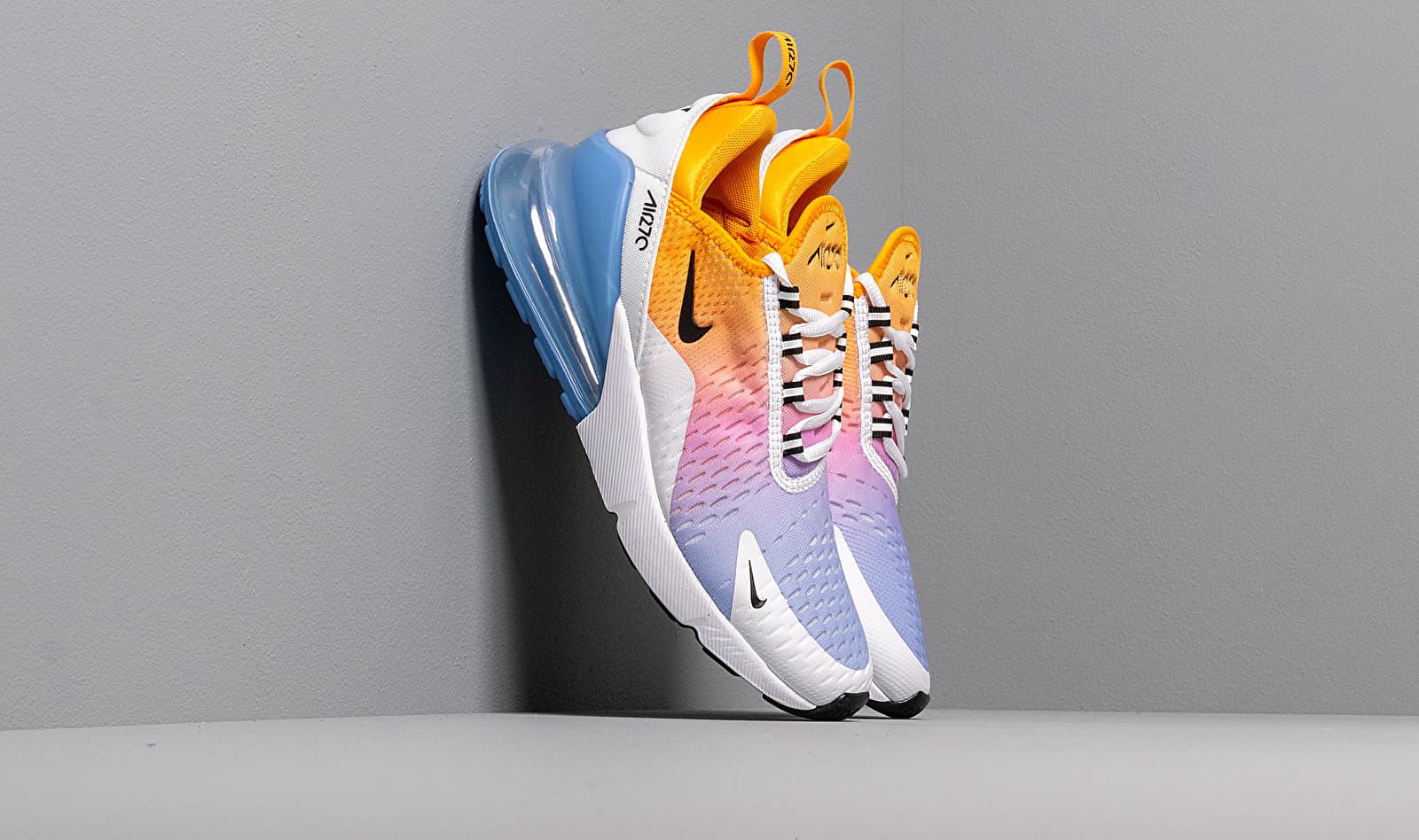 Nike Womens Air Max 270 Shoes in Yellow (White) | Lyst