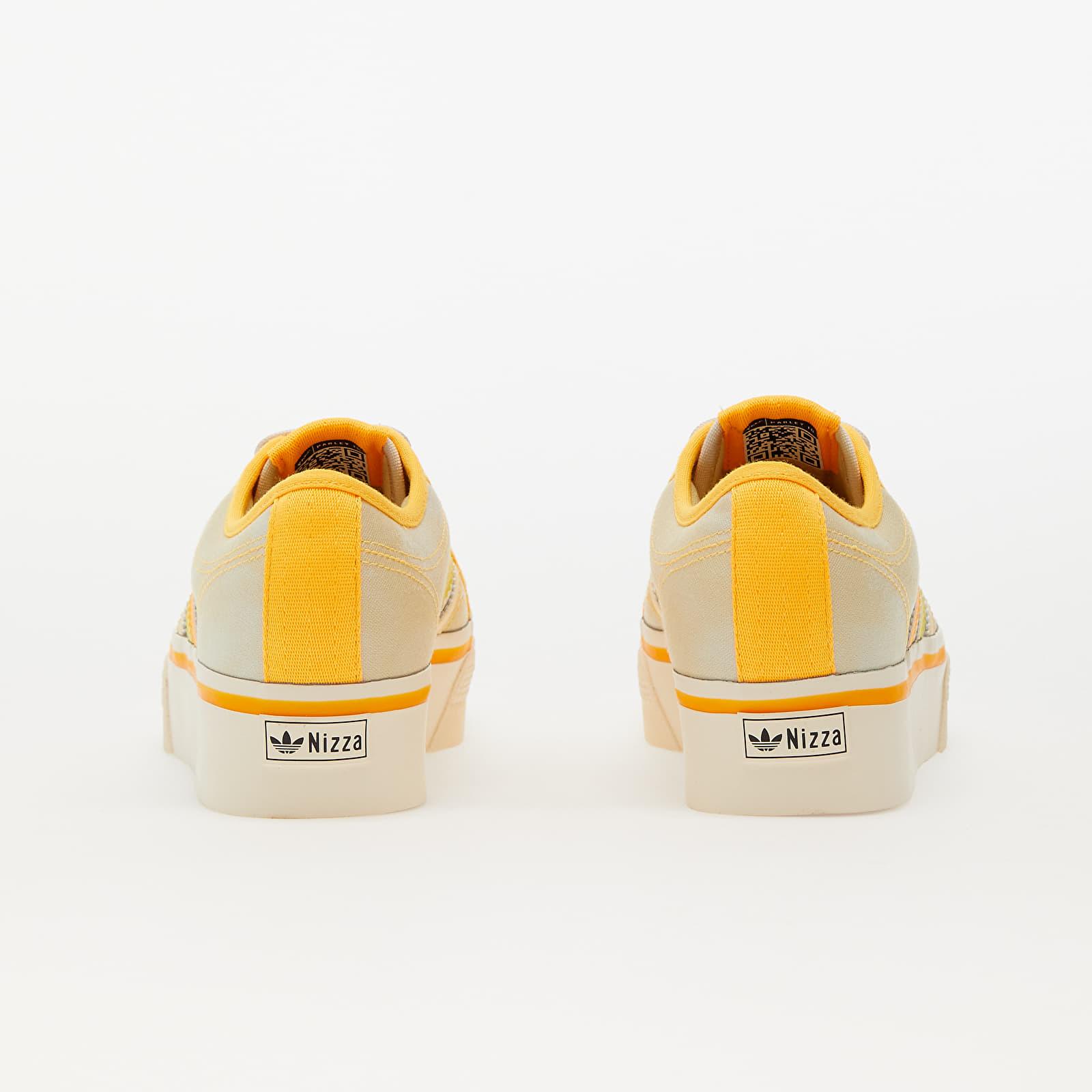 Adidas Nizza Platforn W Almond Yellow/ Orange Tint/ Wonder White di adidas  Originals | Lyst