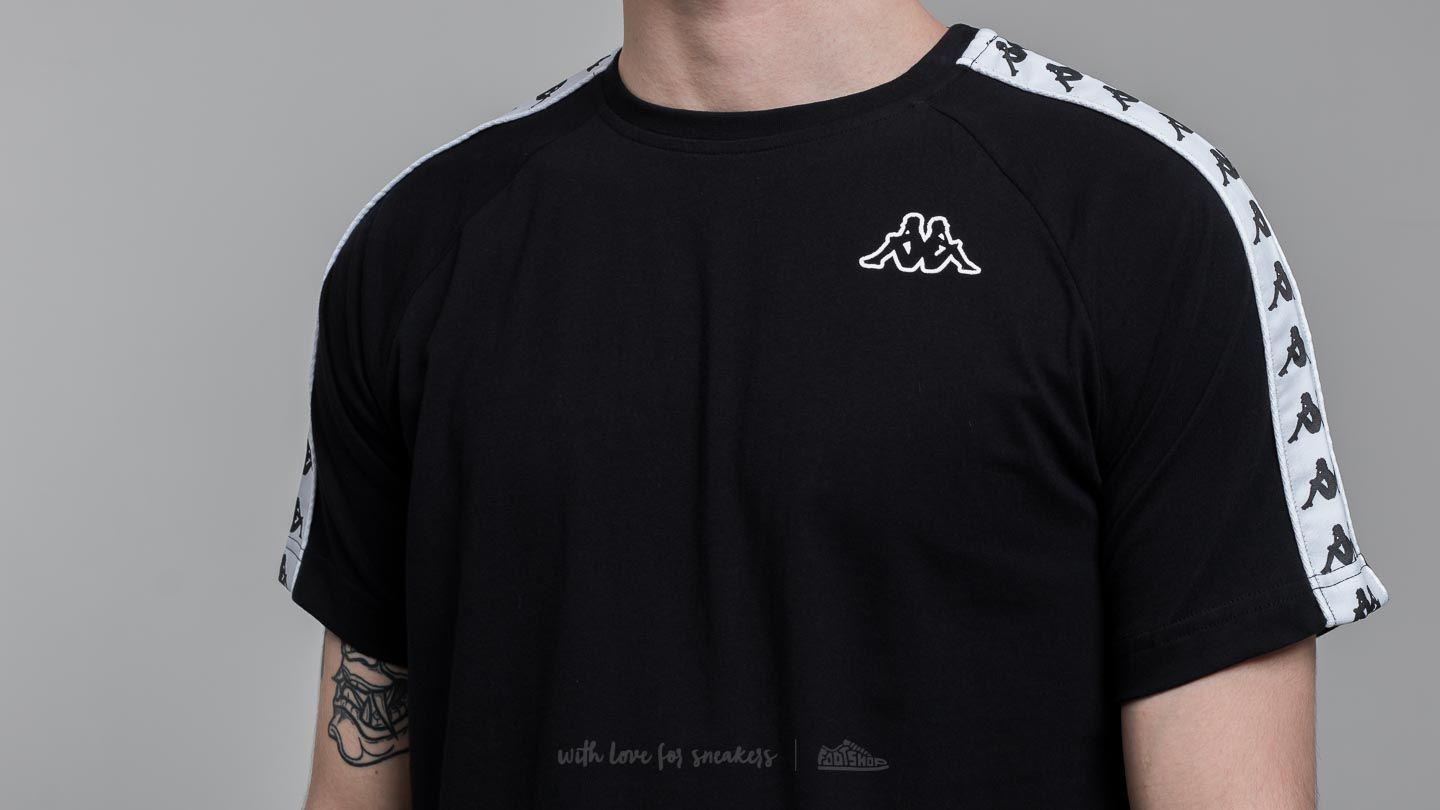 black and white kappa shirt