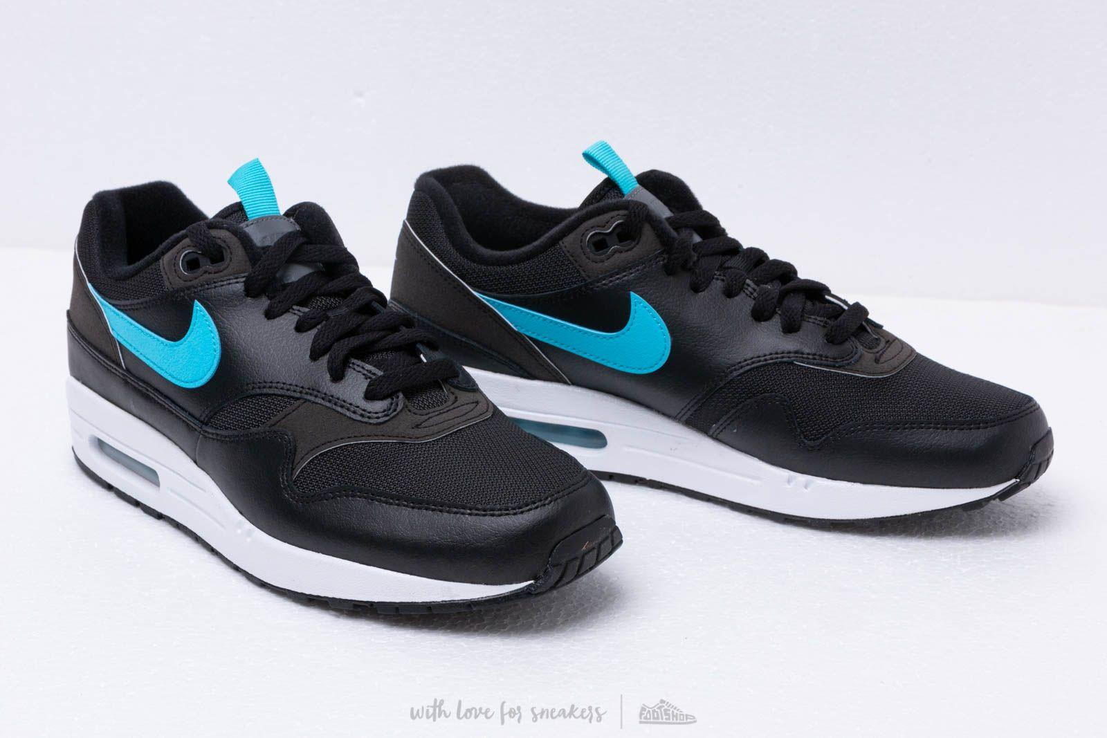air max 1 black and blue