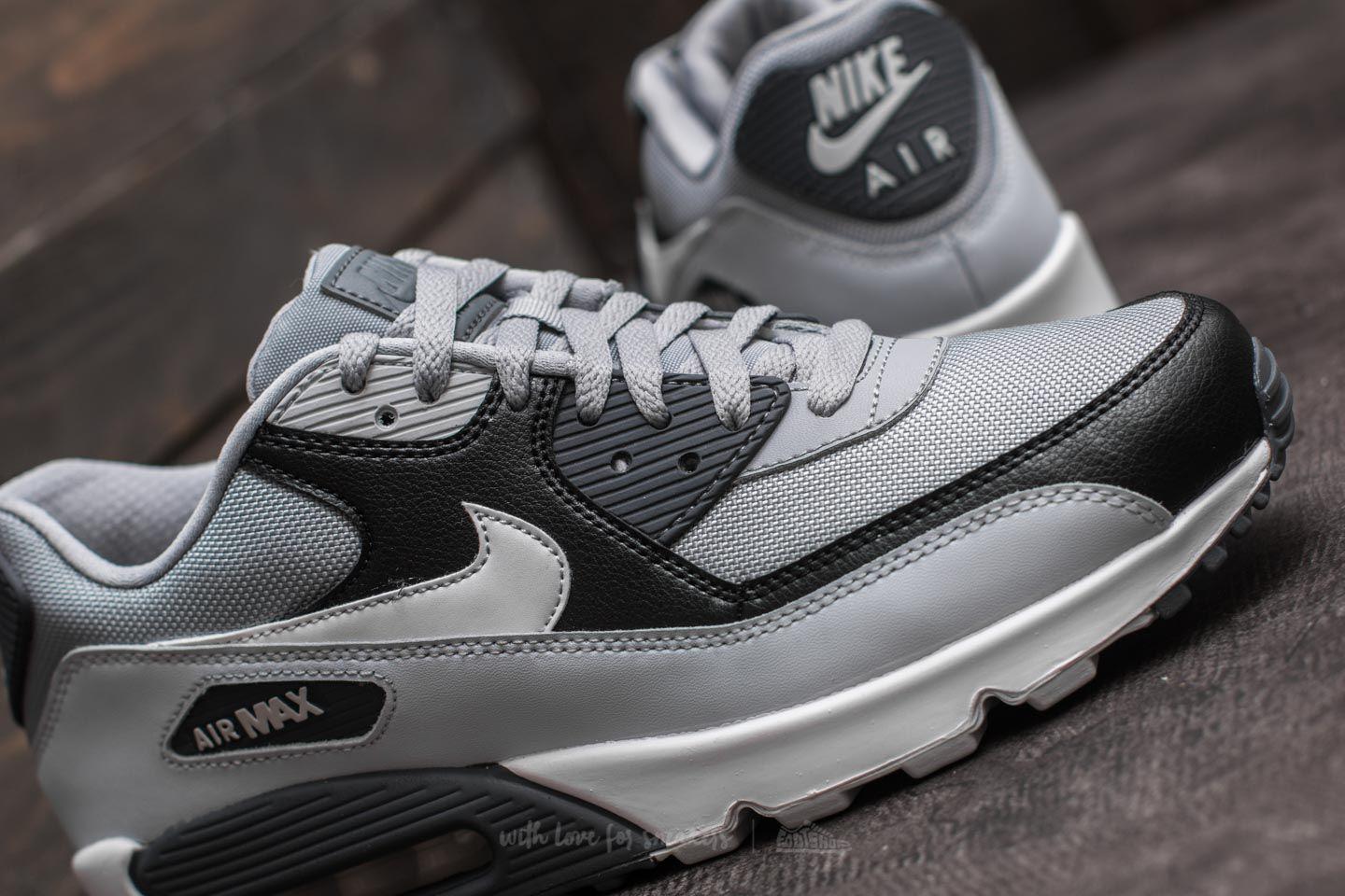 nike-air-max-90-white-wolf-grey-black in 2023