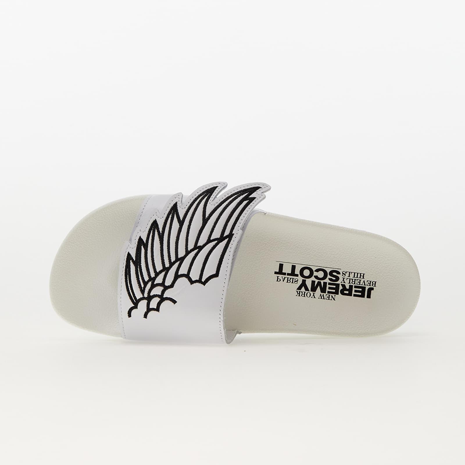 adidas Originals Adidas X Jeremy Scott Monogram Adilette Ftw White/ Core  Black/ Ftw White | Lyst
