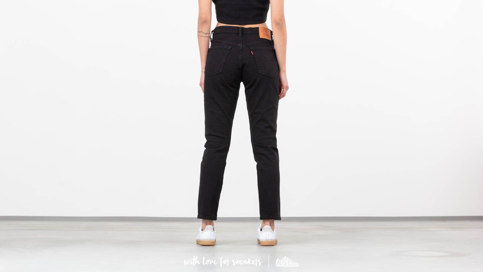 levi's 501 skinny black slate