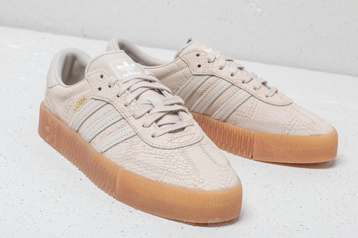 adidas Originals Samba Rose Snake-effect Suede And Leather Platform  Sneakers in Brown | Lyst