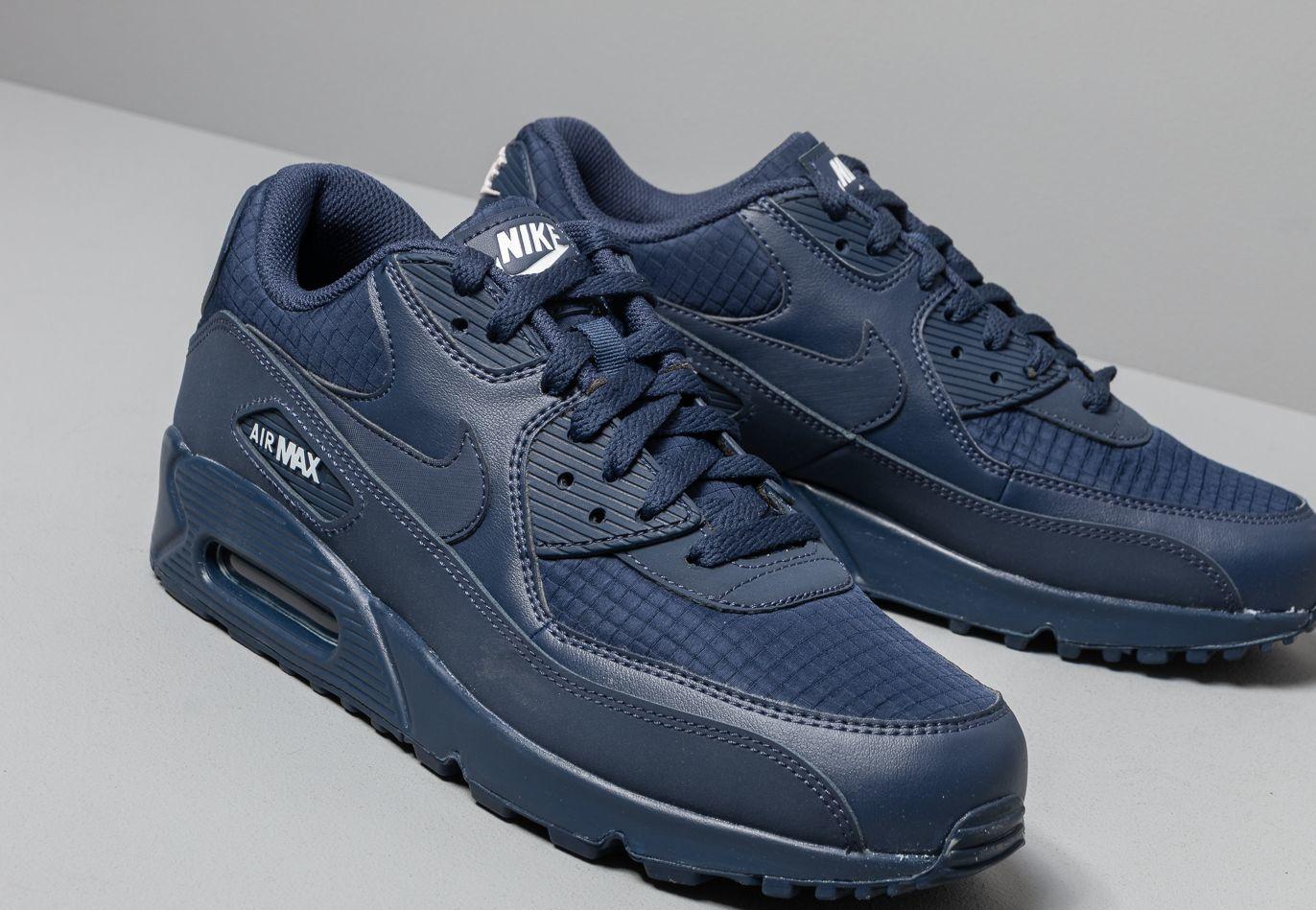 Nike Air Max 90 Essential Midnight Navy White In Blue For Men Lyst
