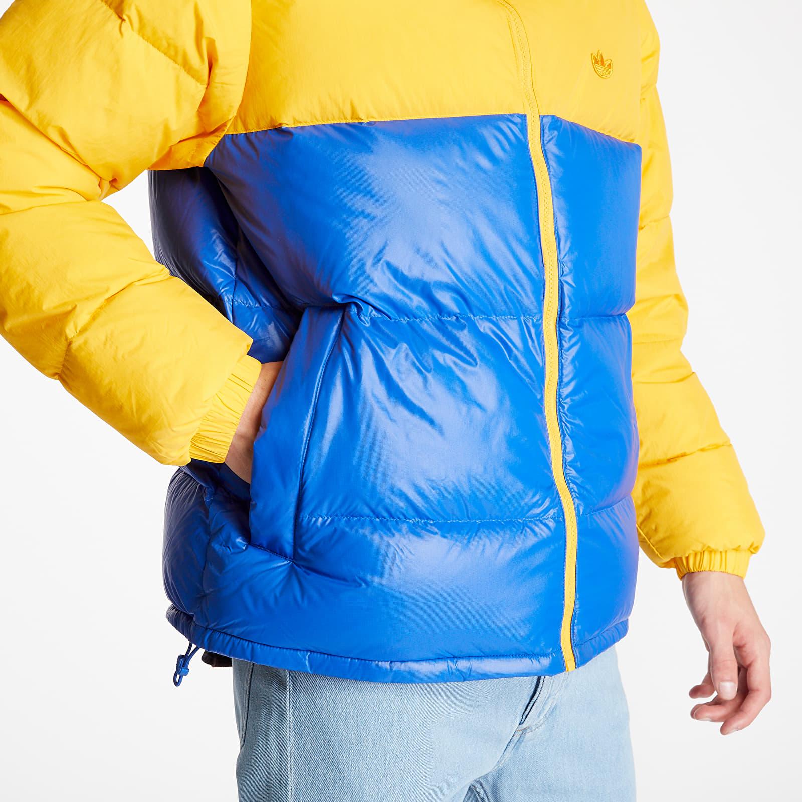 adidas yellow puffer jacket