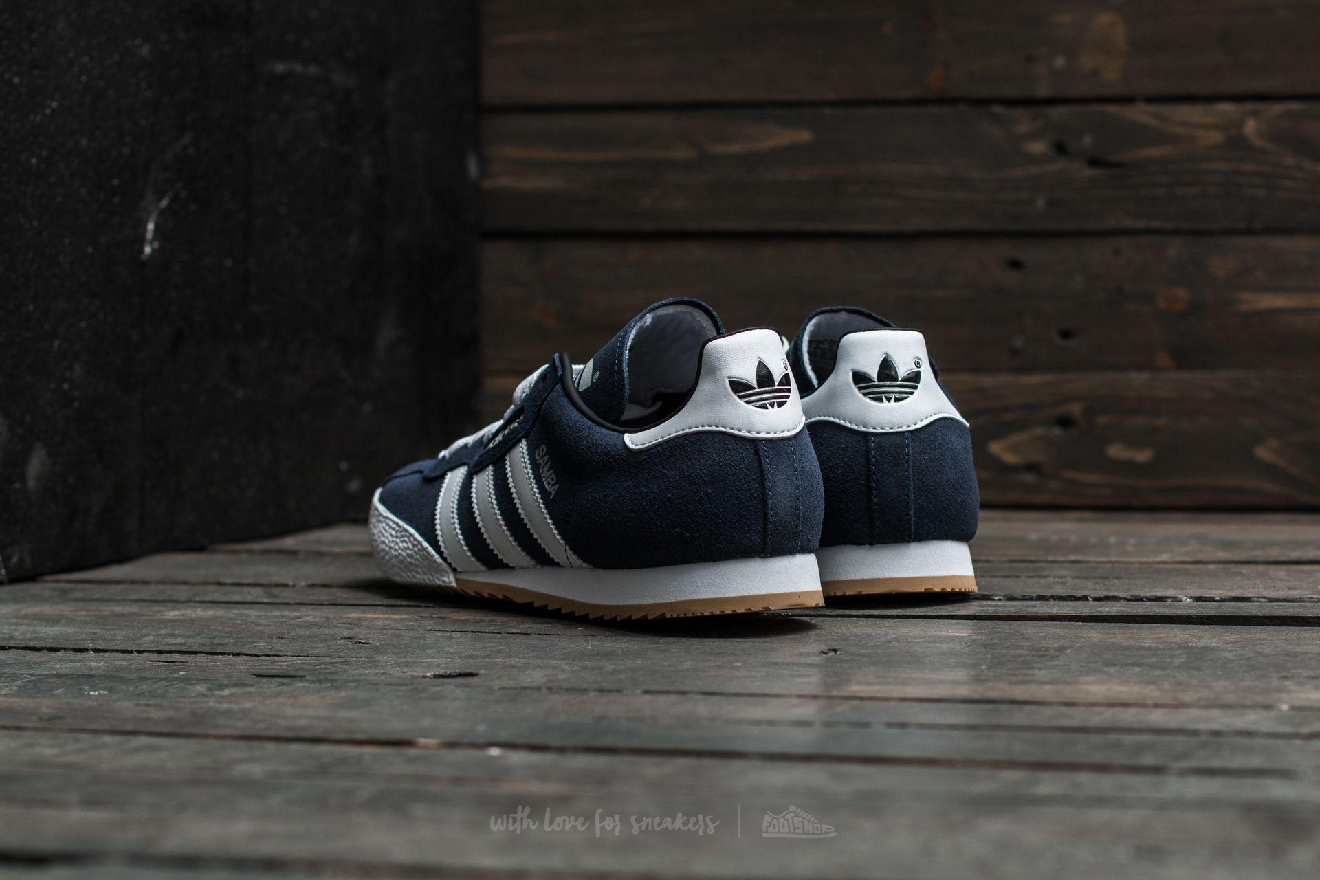 adidas Originals Adidas Samba Super Suede Navy/ Footwear White in Blue for  Men | Lyst