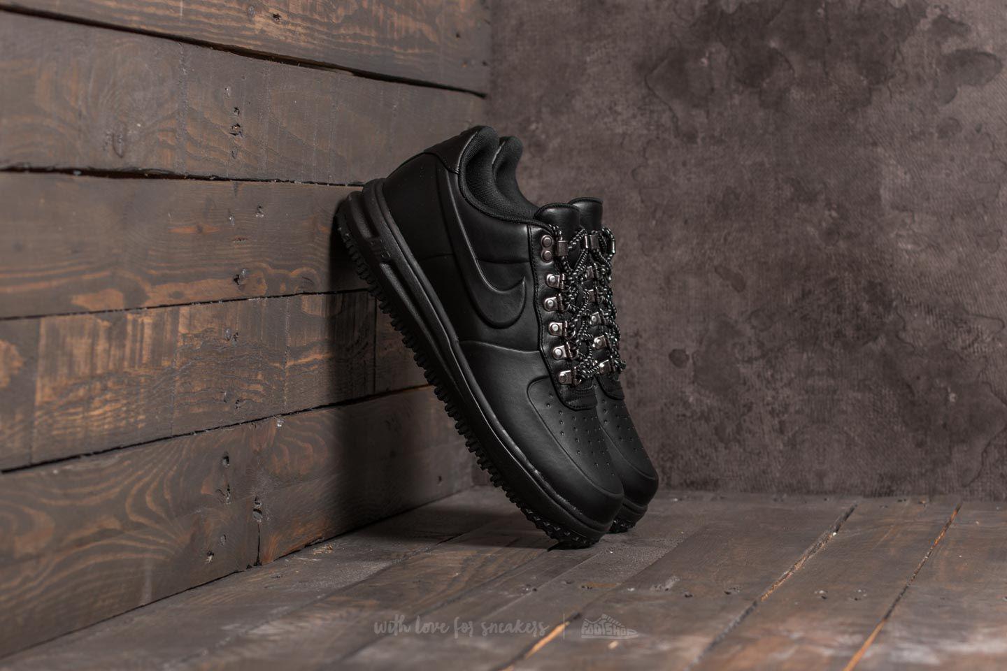 nike lunar force 1 duckboot low triple black