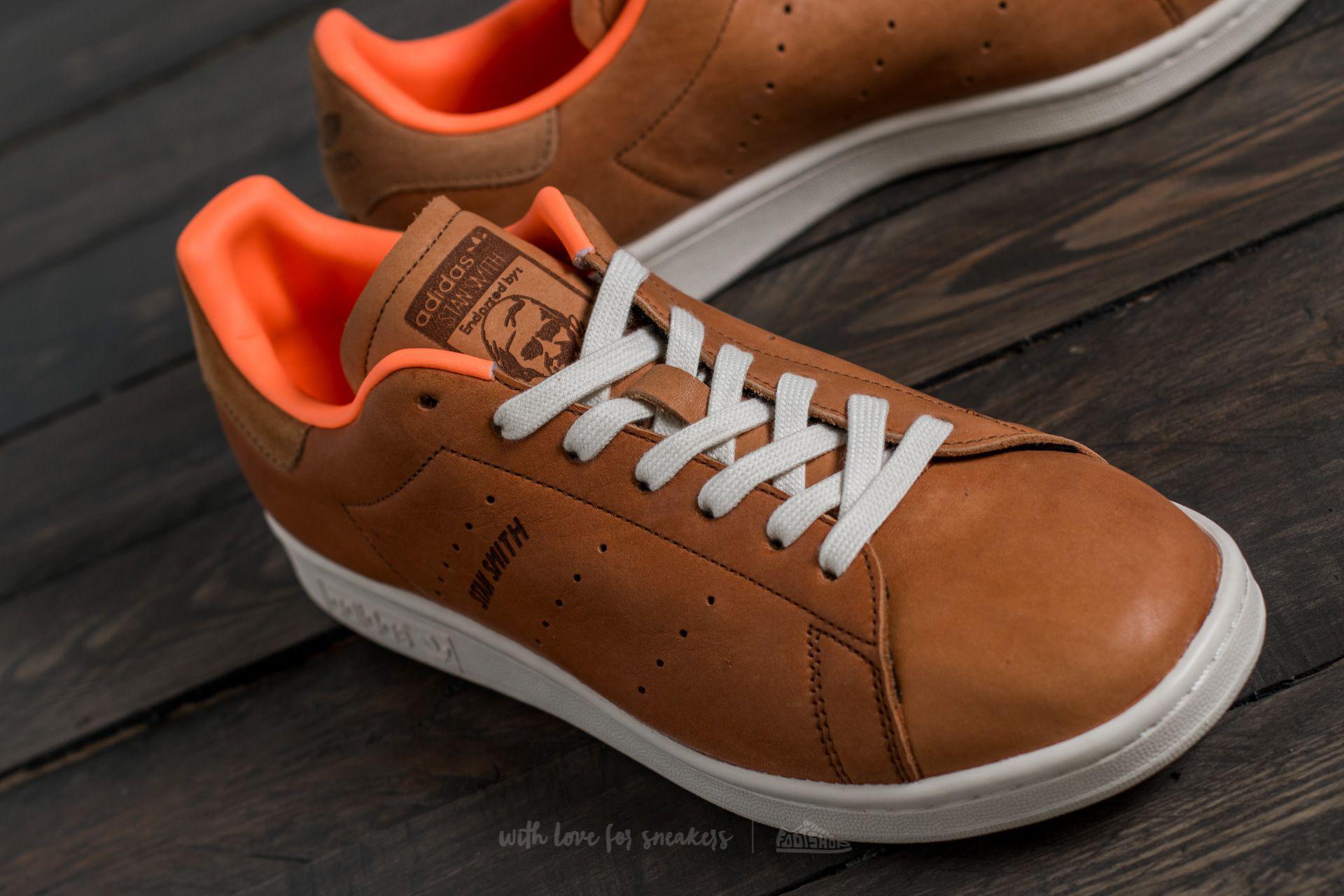 adidas Originals Adidas Stan Smith Camel/ Glow Orange for Men | Lyst