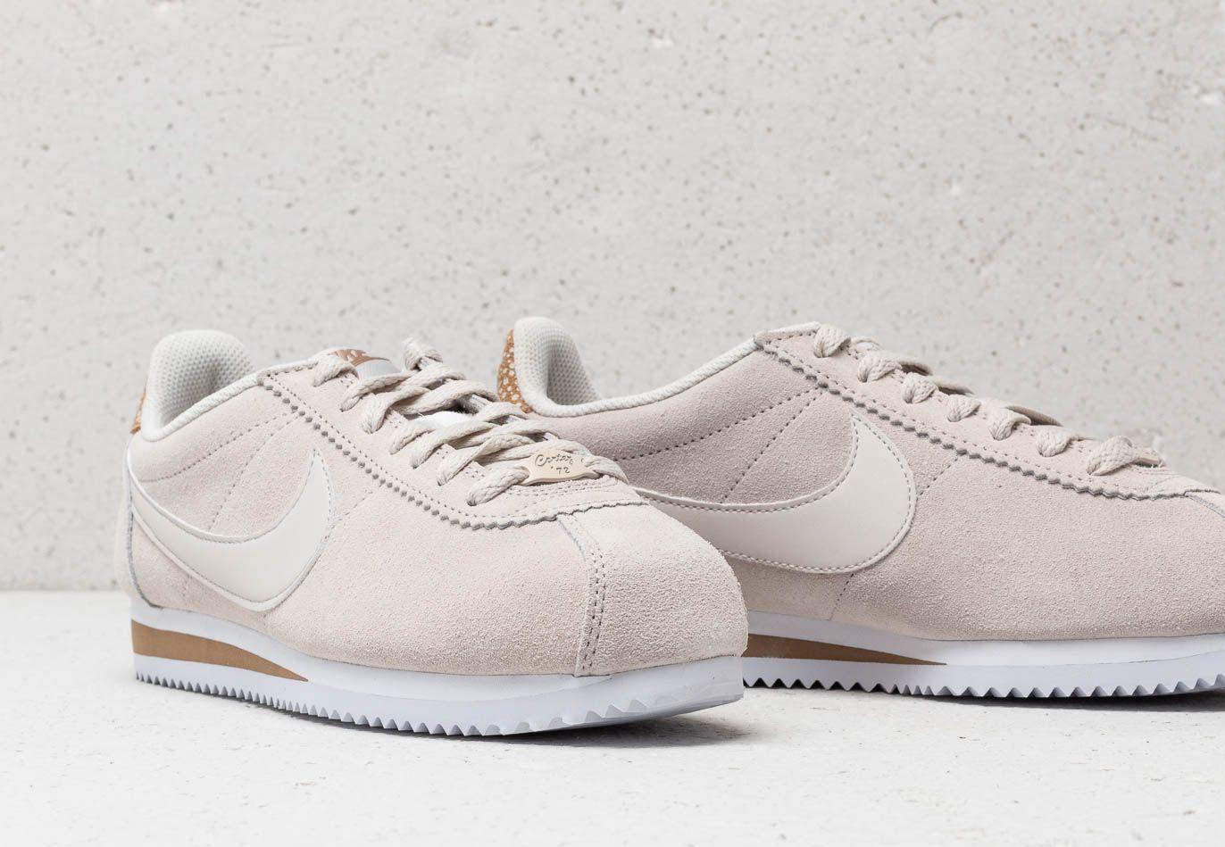 nike cortez light bone