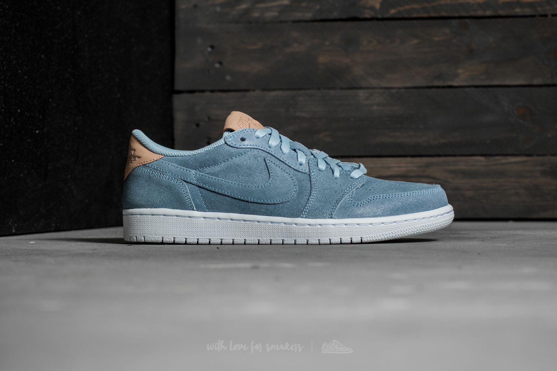 lyst nike air 1 retrò basso og premio blu ghiaccio / vachetta tan white lyst nike air 1 retrò basso og premio blu ghiaccio / vachetta tan white