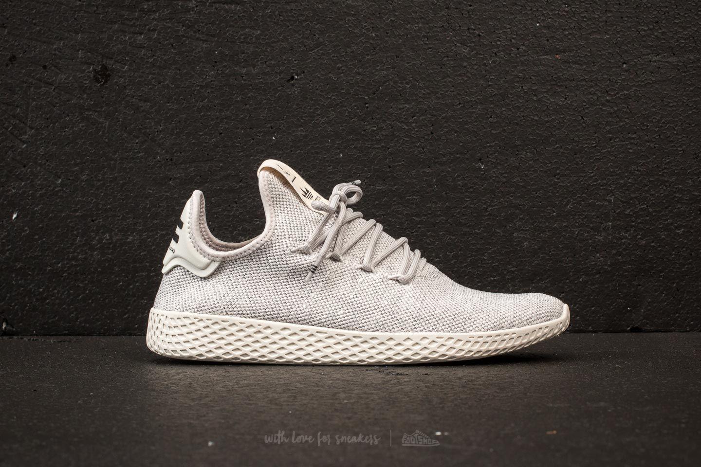 adidas x pharrell williams tennis hu grey one & chalk white