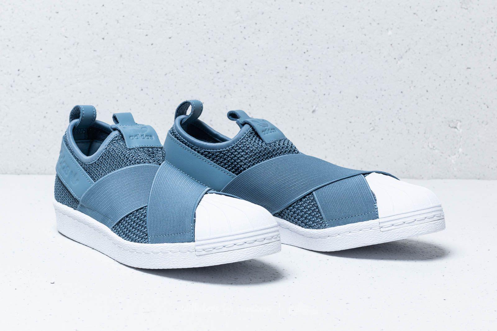 adidas superstar slip on womens Grey
