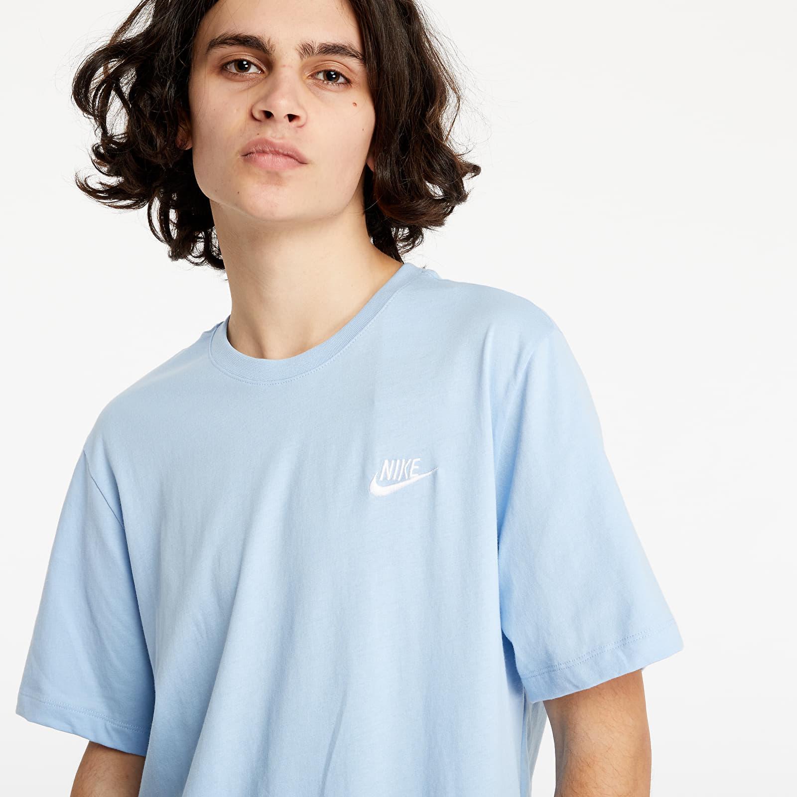 Sportswear Club Tee Psychic Blue/ White Nike pour homme | Lyst