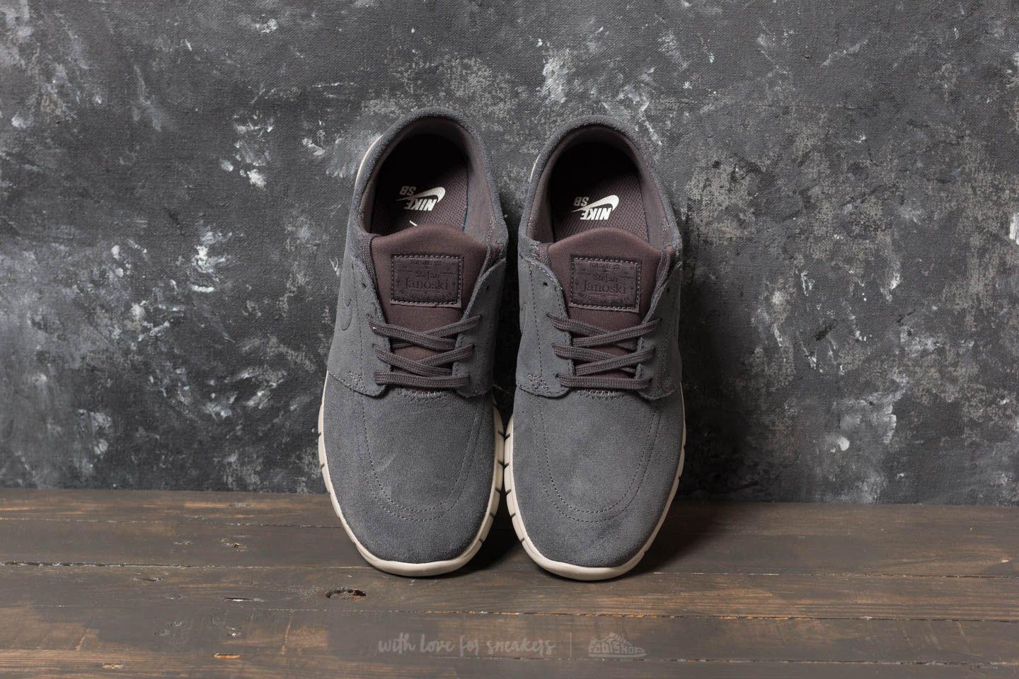 Nike Suede Stefan Janoski Max L Dark Grey/ Dark Grey-light Bone in Gray for  Men | Lyst