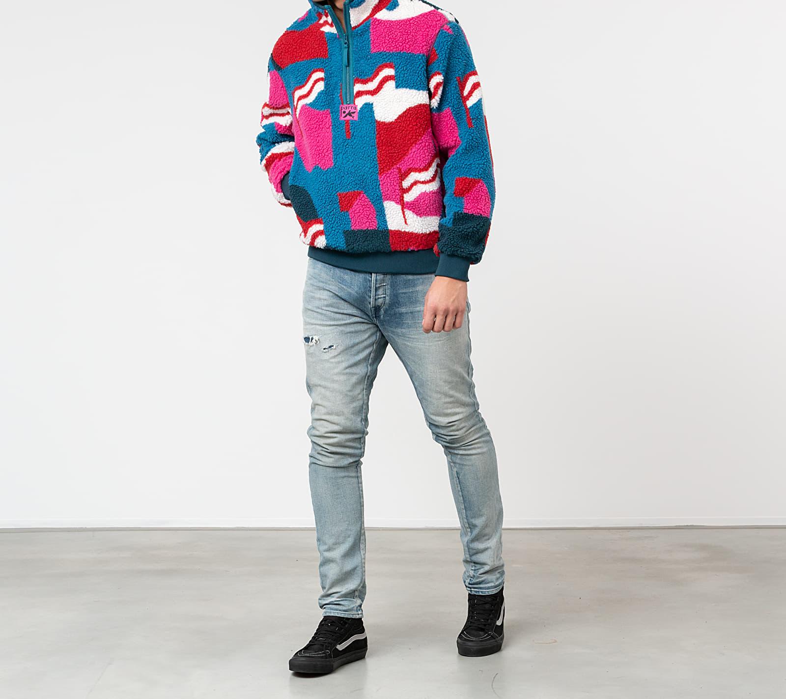 by Parra Flag Mountain Racer Sherpa Fleece Pullover Multicolor in Red for  Men | Lyst