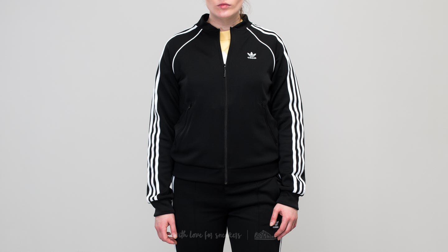 adidas originals superstar track top black