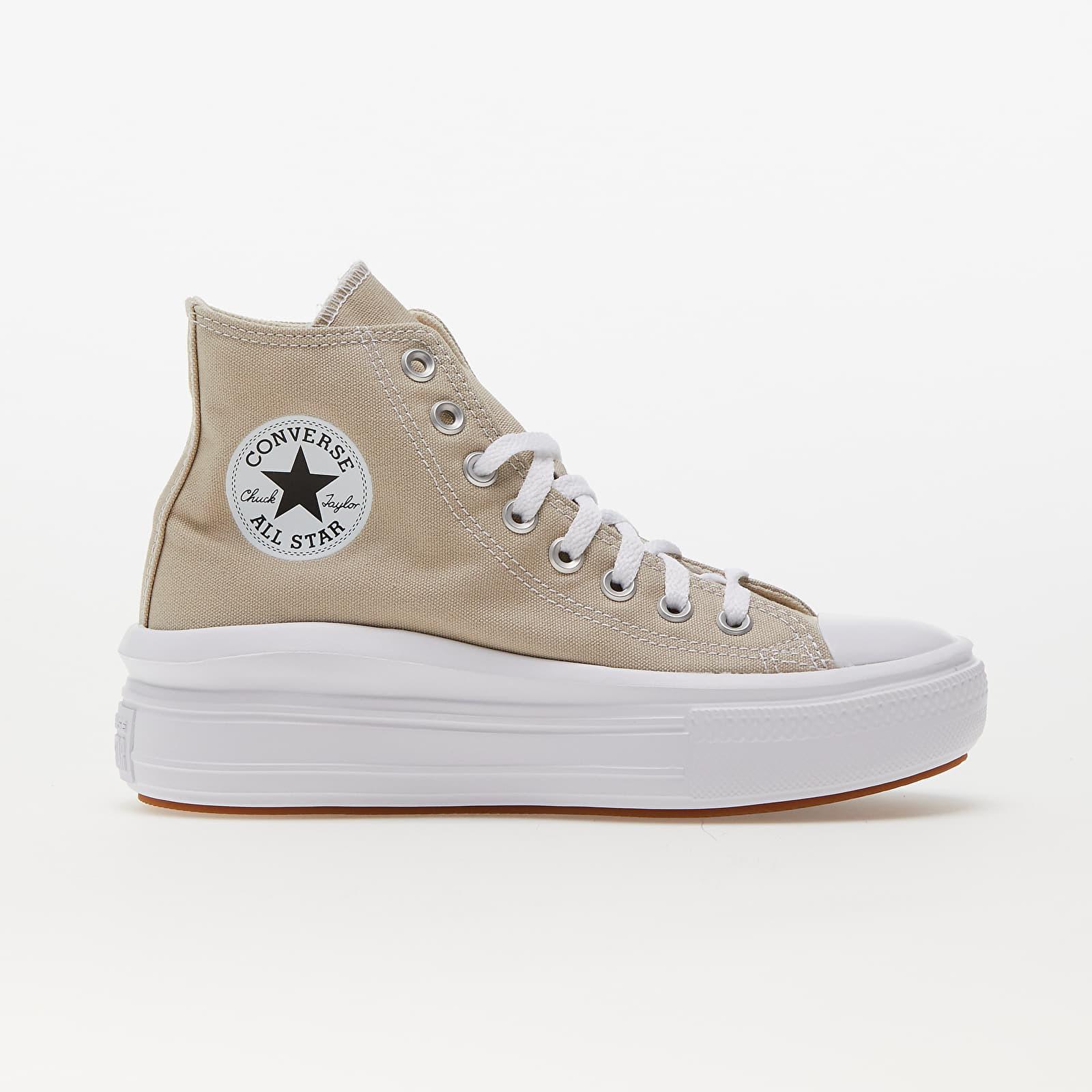 Converse Chuck Taylor All Star Move Platform Seasonal Color Beach Stone/  White/ Beach Stone in Natural | Lyst