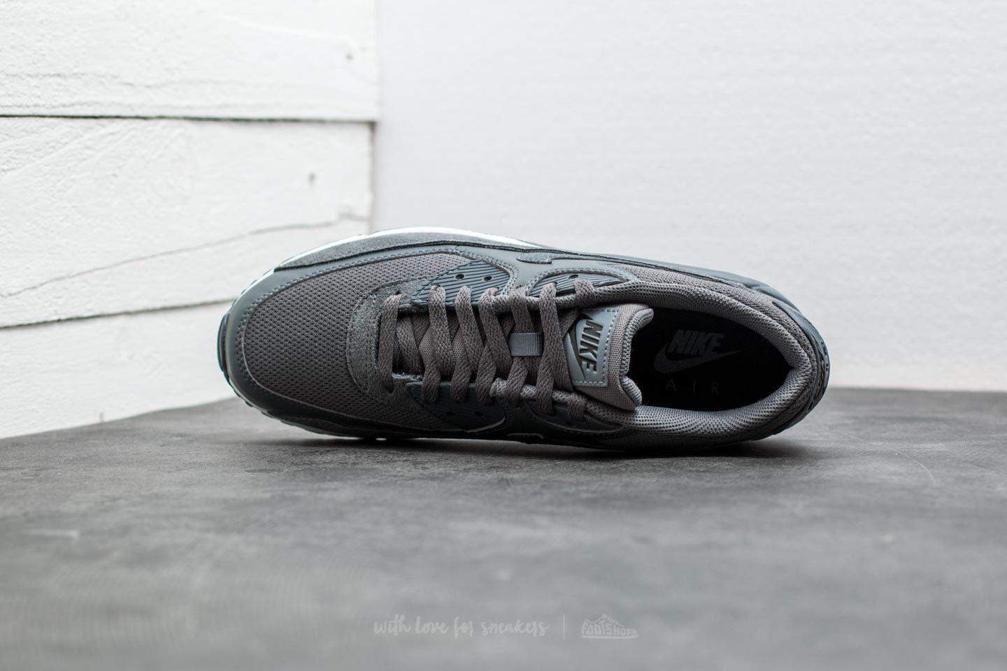 Nike Max 90 Essential Dark Grey/ Dark Grey-black in Gray for Men | Lyst
