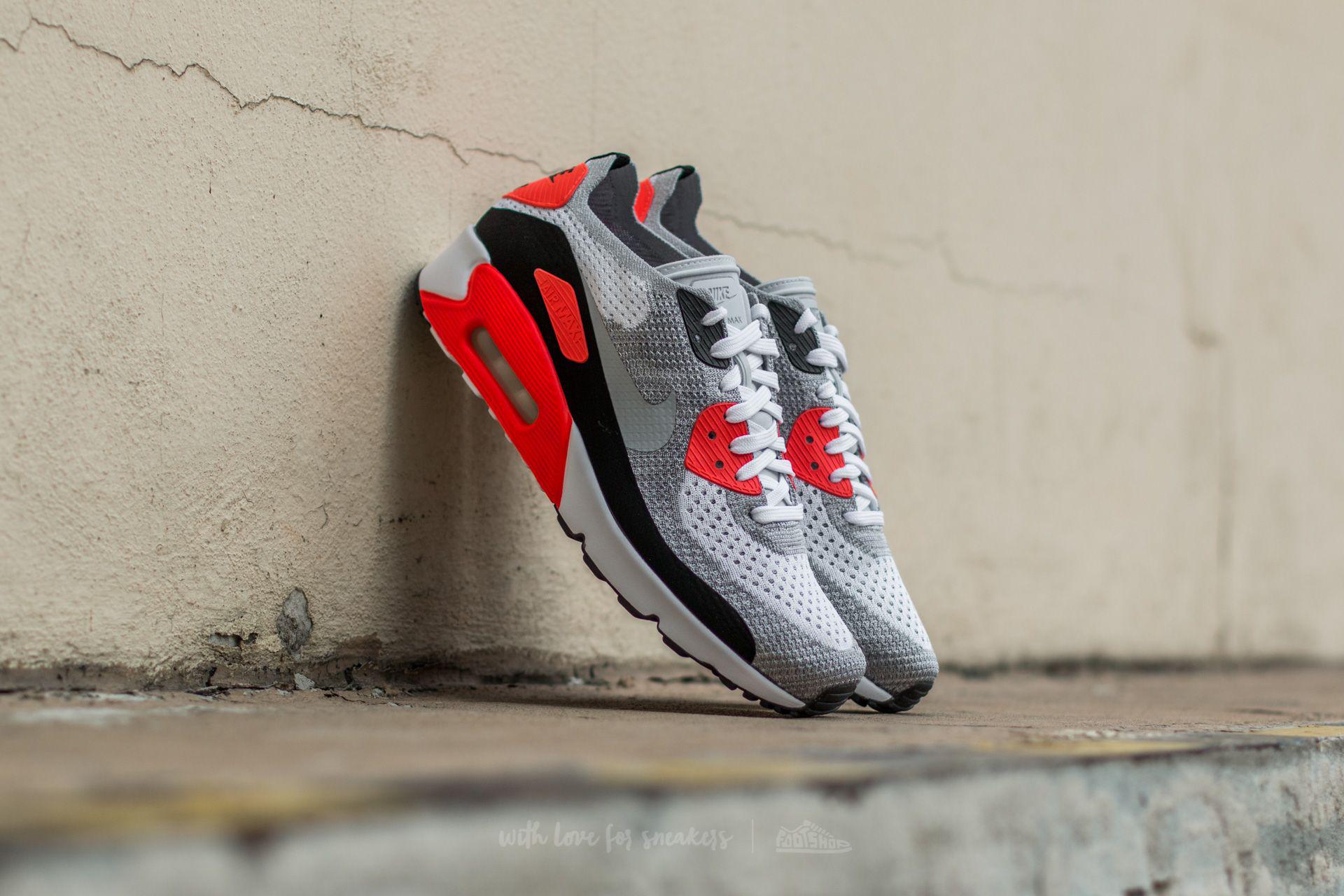 nike air max 90 flyknit wolf grey