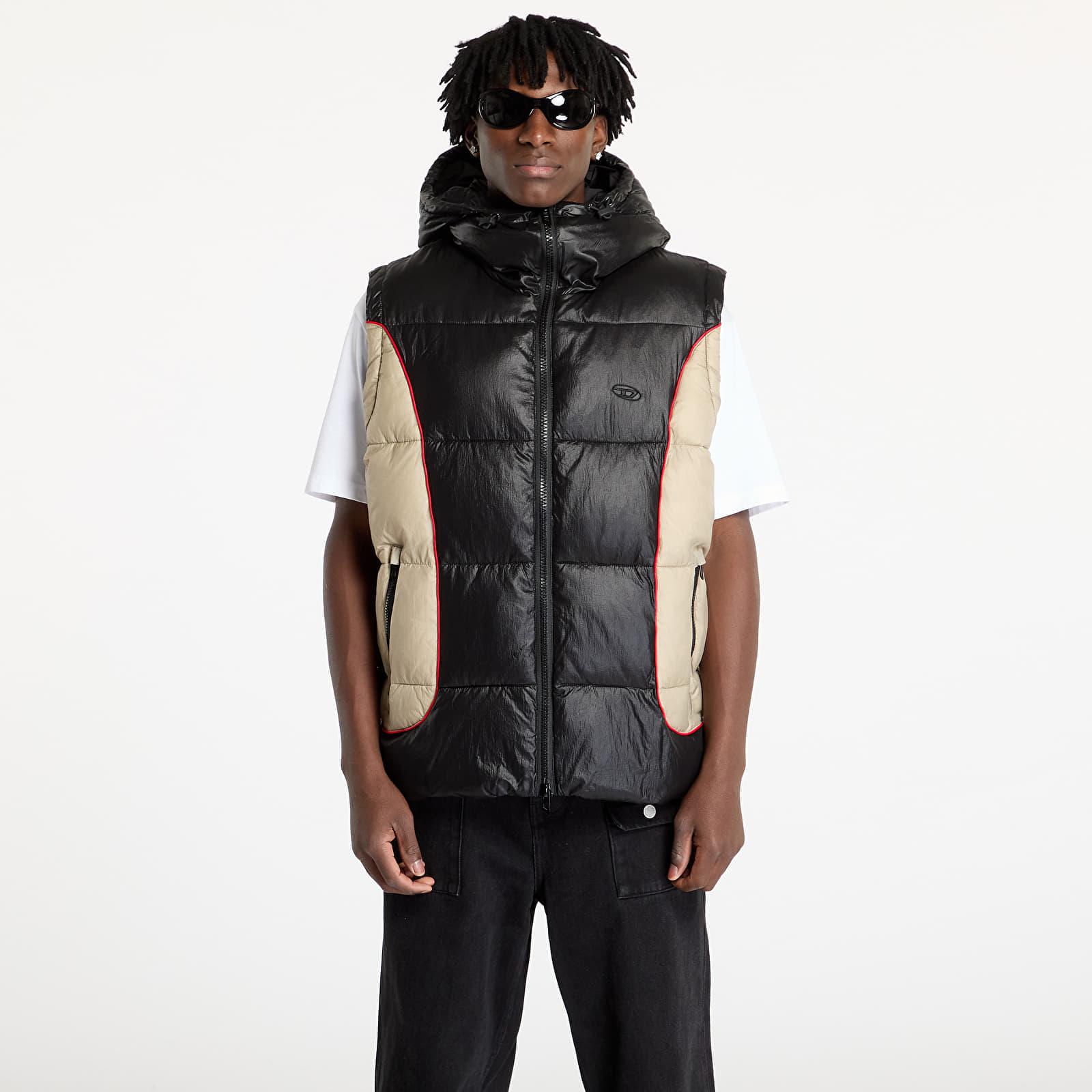 DIESEL W-Ostend-Sl Vest in Black for Men | Lyst