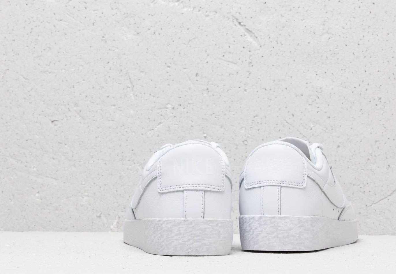 Nike Leather Blazer Low Le Shoes in White,White,White (White) | Lyst
