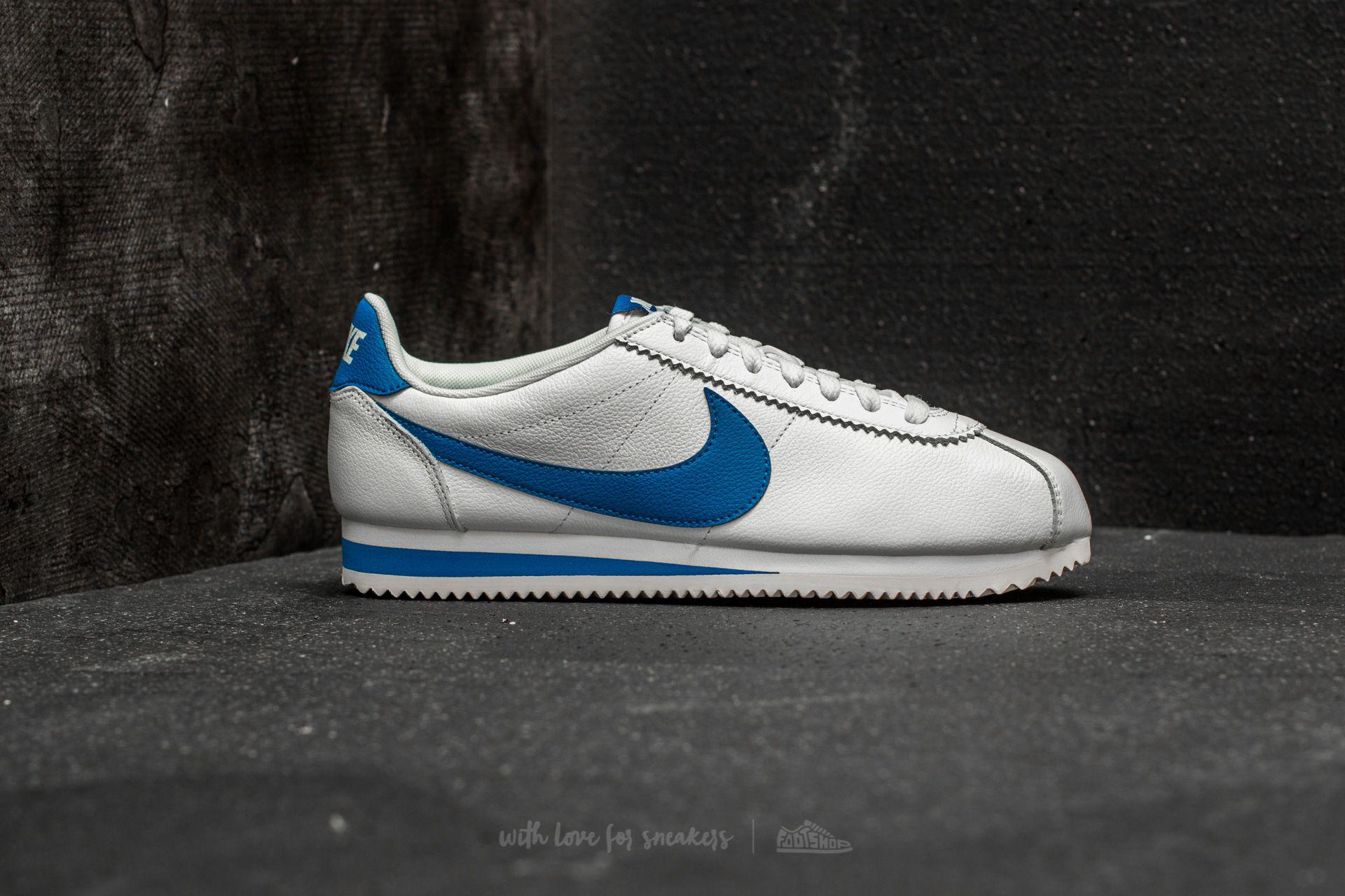 Amabilidad vertical Hermanos Nike Classic Cortez Leather Se Sail/ Blue Jay for Men | Lyst