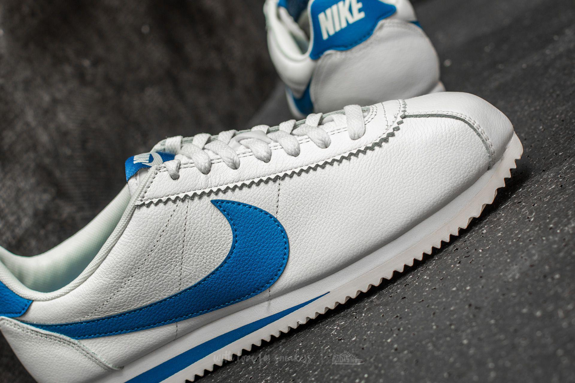 Nike Classic Cortez Leather Se Sail/ Blue Jay for Men | Lyst