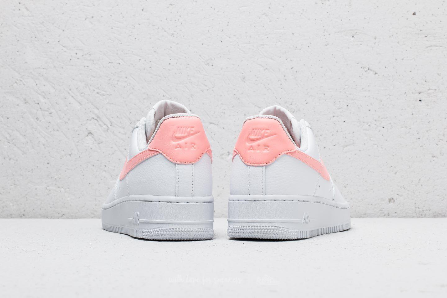 Nike Leather Wmns Air Force 1 '07 White/ Oracle Pink-white | Lyst